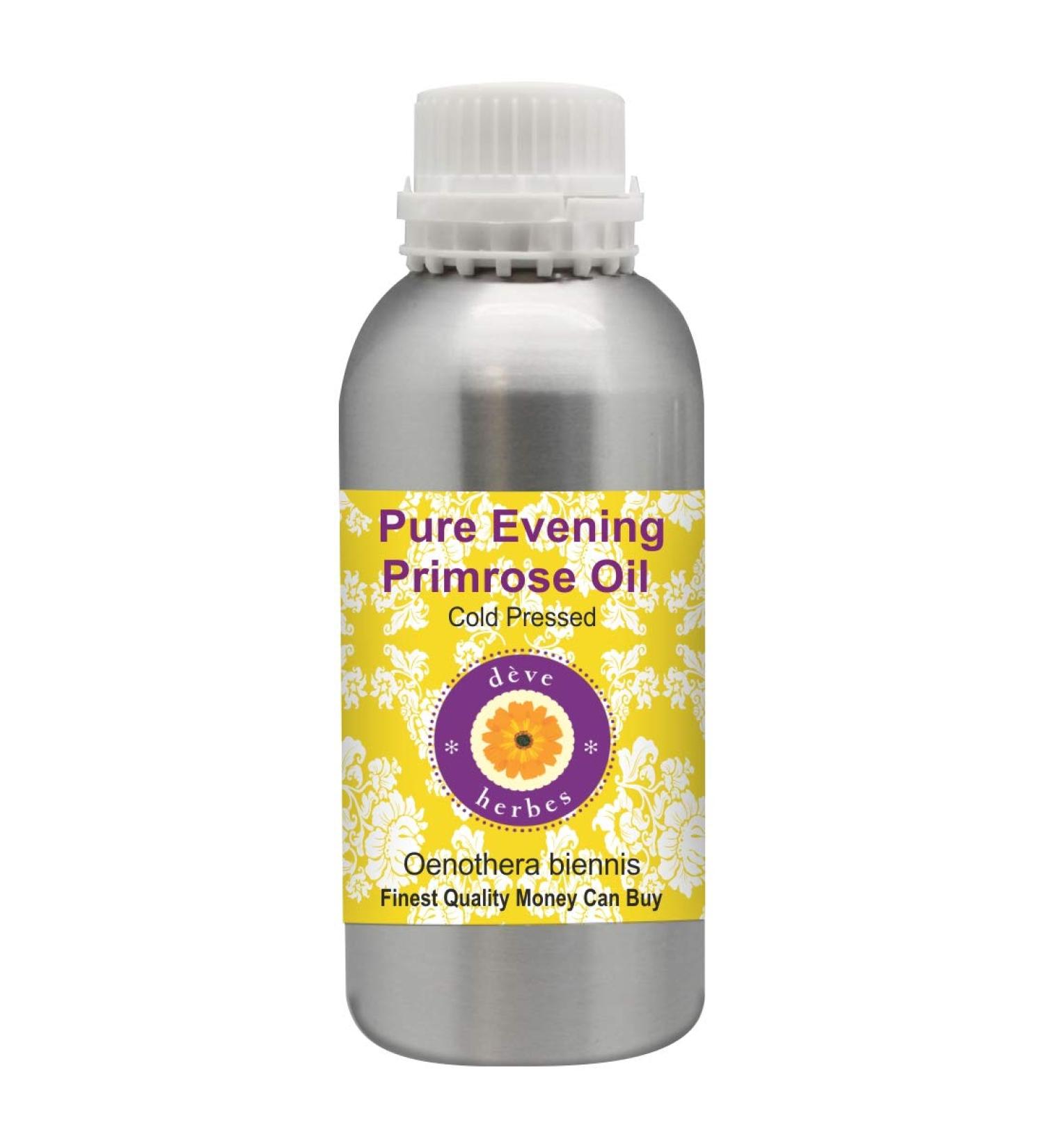  Deve Herbes Deve Herbs Pure Evening Primrose Oil (Oenothera biennis) Natural Therapeutic Grade Cold Pressed 1250 ml - Buy Online on GoSupps.com