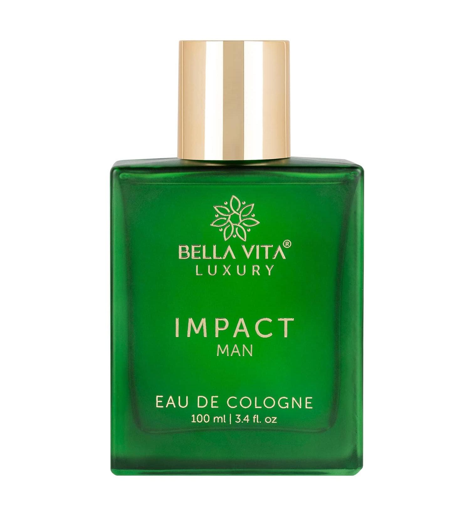 Impact Man Eau De Cologne Perfume with Mandarin Orange Patchouli Cedar | Woody Citrusy Long Lasting EDC Fragrance Scent Spray for Men 100 ML 3.38 Floz. - Buy Online on GoSupps.com