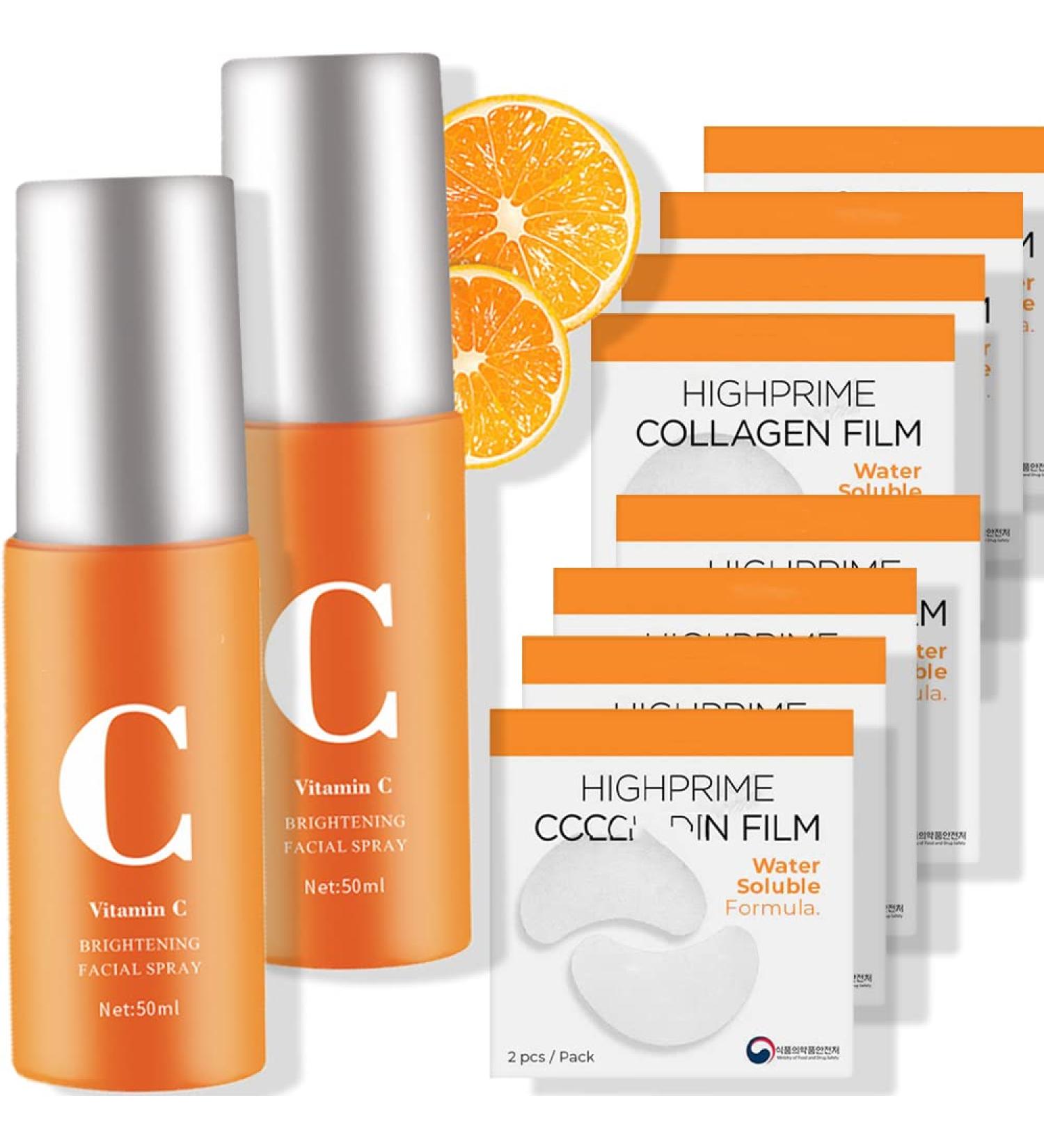 UIRPK Highprime Collagen Film & Mist Kit Dermance Korea Highprime Collagen Soluble Film 1/2set Highprime Collagen Film High Prime Collagen Film and Mist (2Set) - Buy Online on GoSupps.com