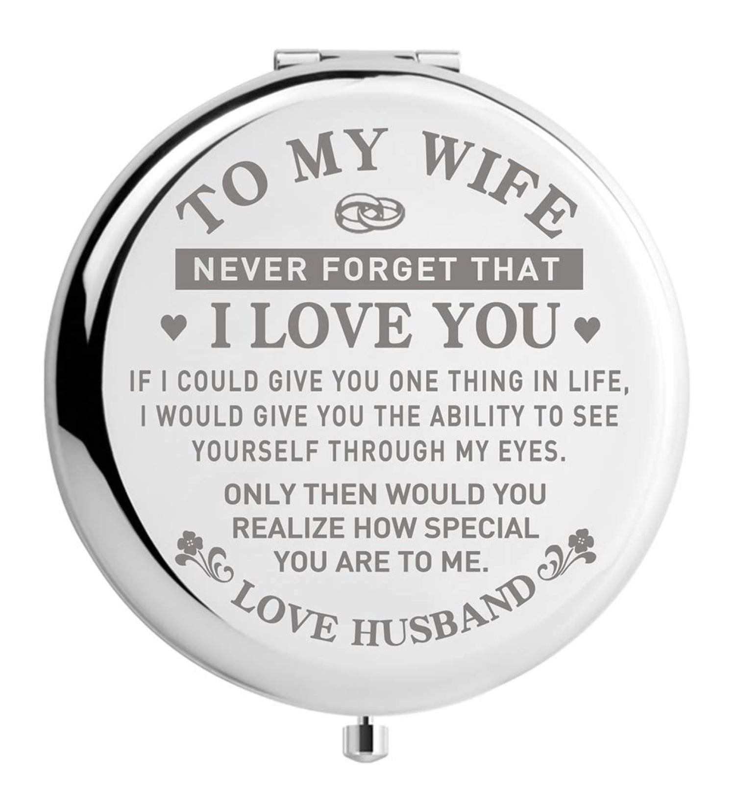 DIDADIC Travel Makeup Mirror | Wife Gift Ideas for Anniversary & Special Occasions - Buy Online on GoSupps.com