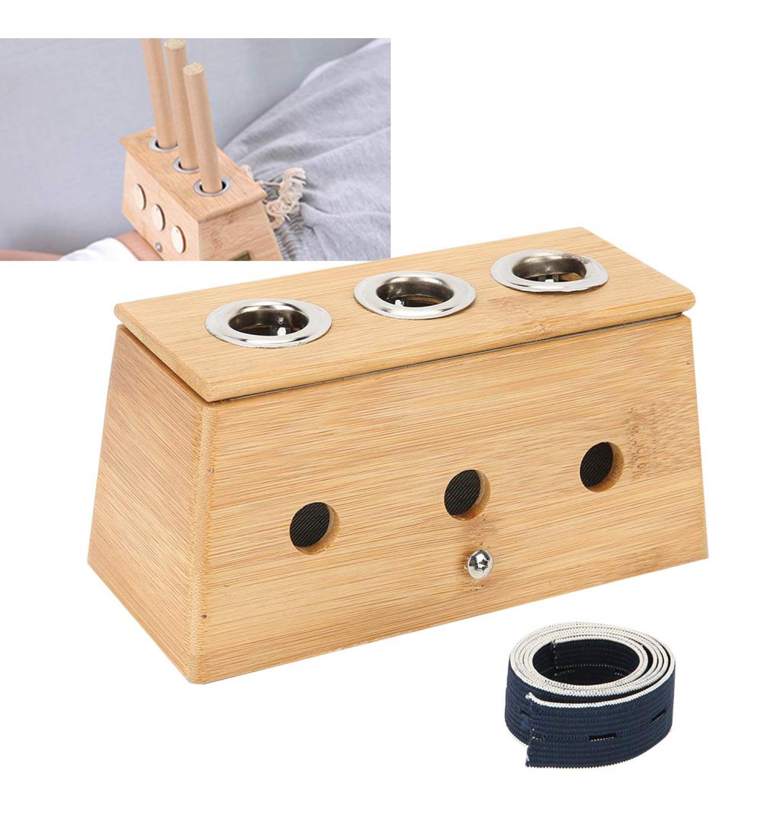 Moxa Sticks Burner for Acupuncture | Moxa Roller & Heat Therapy Box | Relieve Tiredness | Alternative Medicine Solution - Buy Online on GoSupps.com