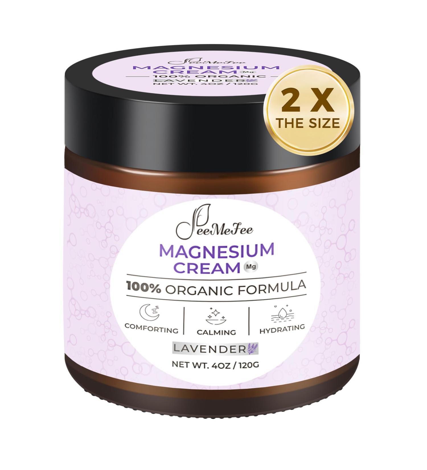 Magnesium Lotion for Sleep Natural Magnesium Cream for Leg Cramps Soothing Relief & Muscle Relaxation Magnesium Butter with Coconut Oil Shea Butter Vitamin E Safe for Kids Lavender 4 oz Lavender 4 Fl Oz (Pack of 1) - Buy Online on GoSupps.com