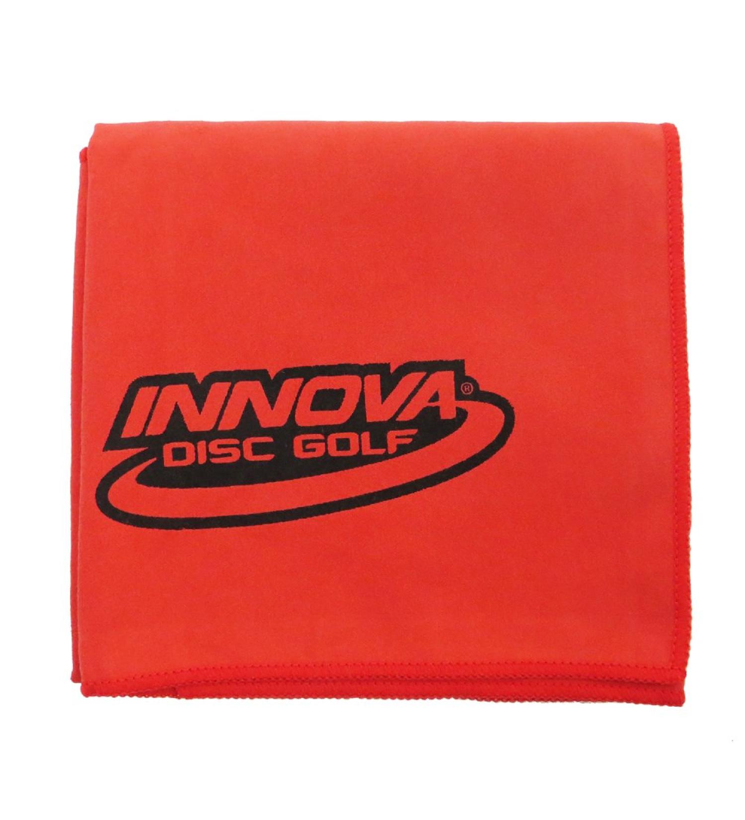 INNOVA DewFly Microsuede Disc Golf Towel (Red)