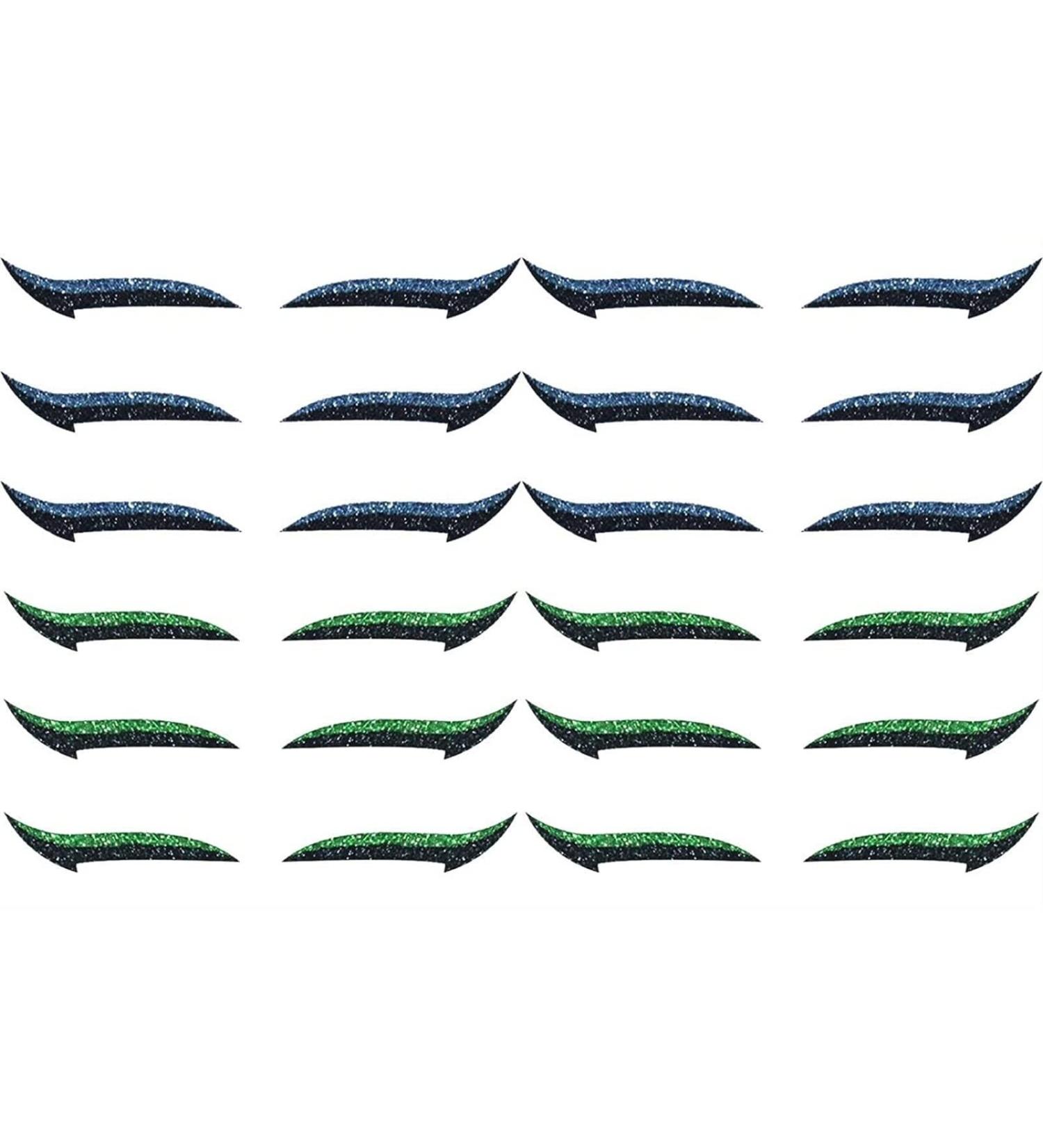 12 Pair Stick On Eyeliner Strips Stick On Glitter Eyeliner Stick On Eyeliner Glitter Double Eyelid Tape Eye Line Strip (Color : 12 Pairs-b) - Buy Online on GoSupps.com