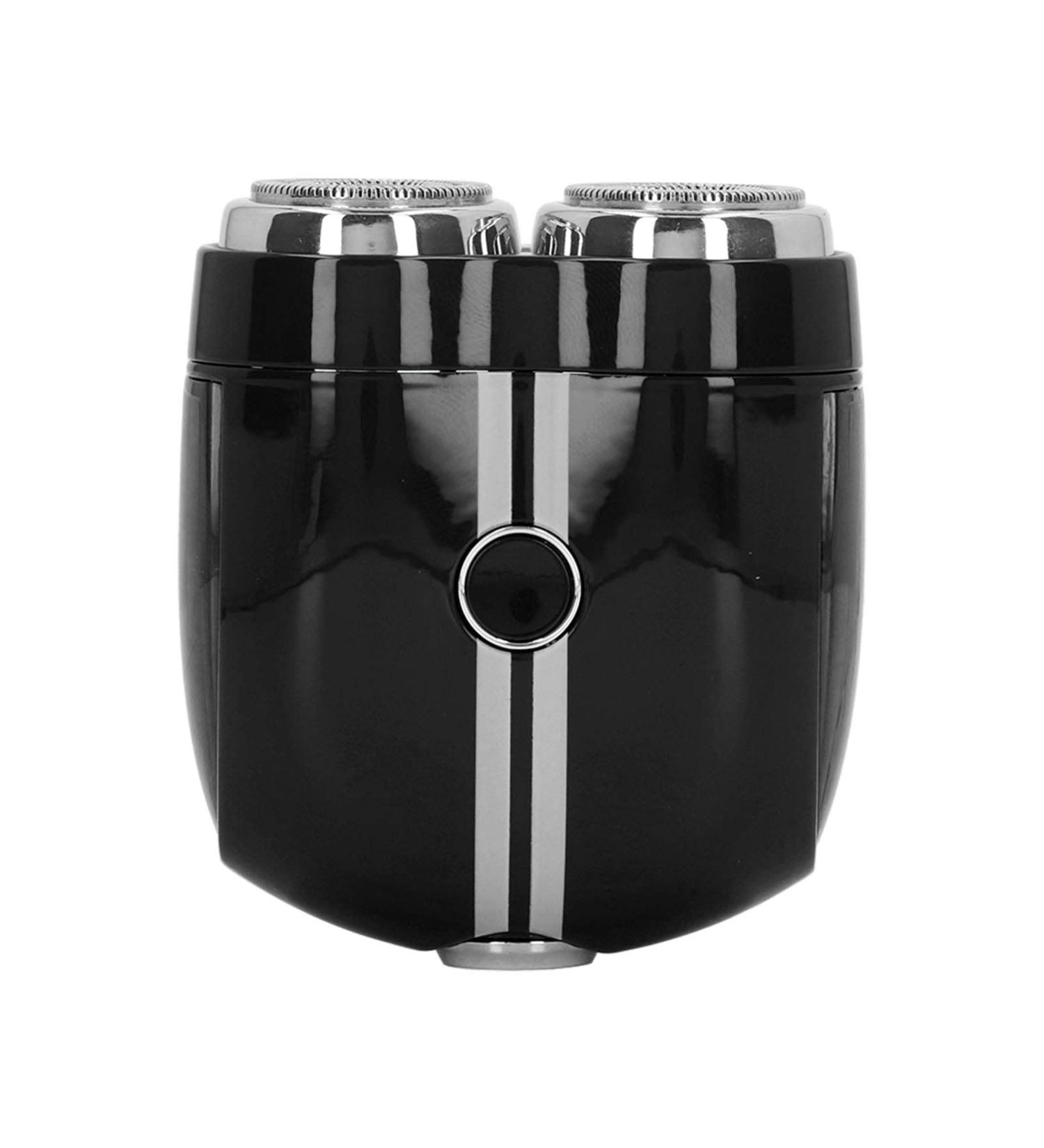 Electric Beard Trimmer Type C Charging 360mAh IPX7 Curved Mesh Wet and Dry Dual Use Zinc Alloy Electric Mini Beard Shaver for Travel (Black) - Buy Online on GoSupps.com