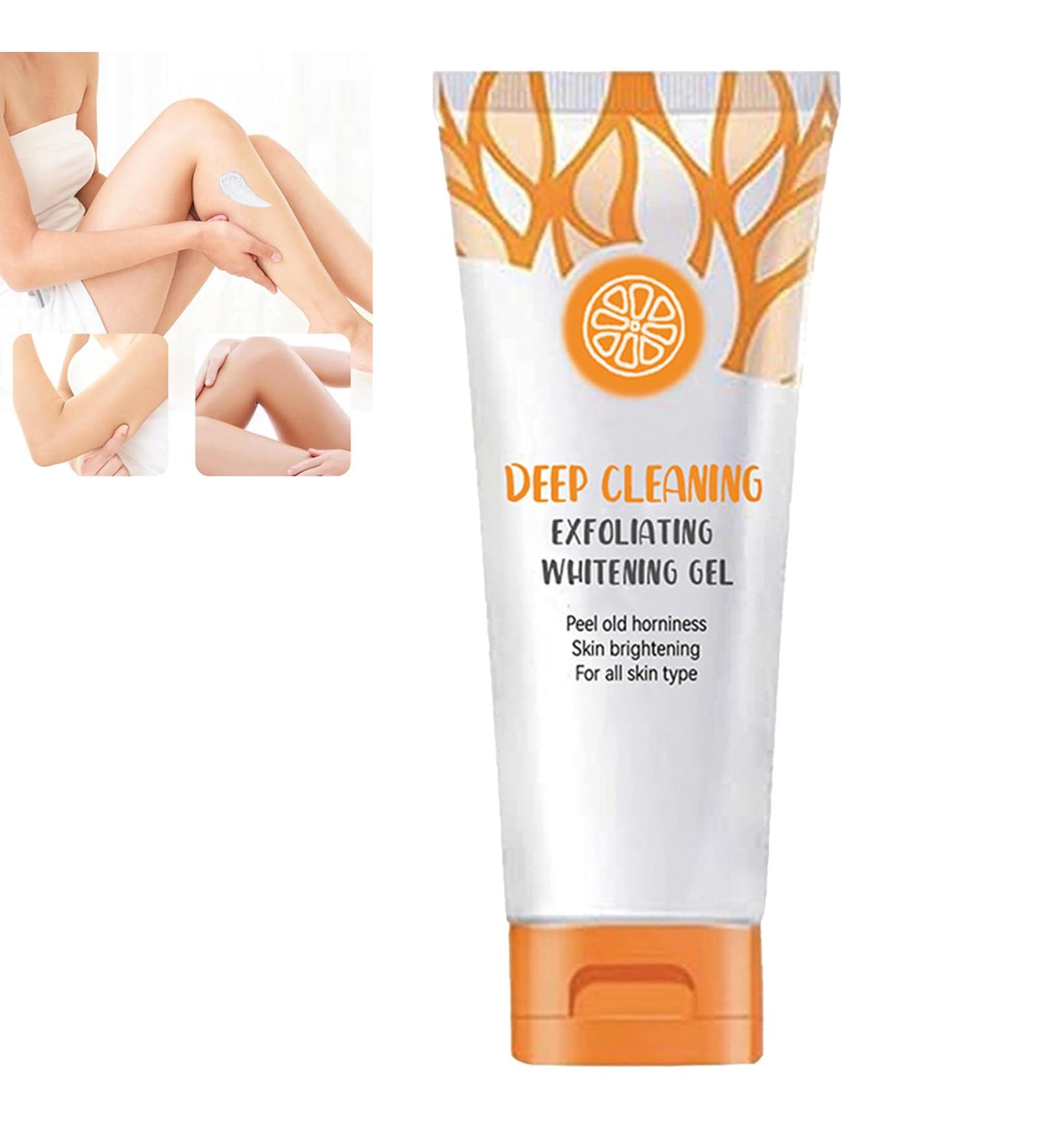Orange Brightening Exfoliating Gel Moisturising Exfoliation Natural Orange Exfoliating Gel Deep Cleansing Exfoliating Gel Women's Face Exfoliating Gel for Face - Buy Online on GoSupps.com