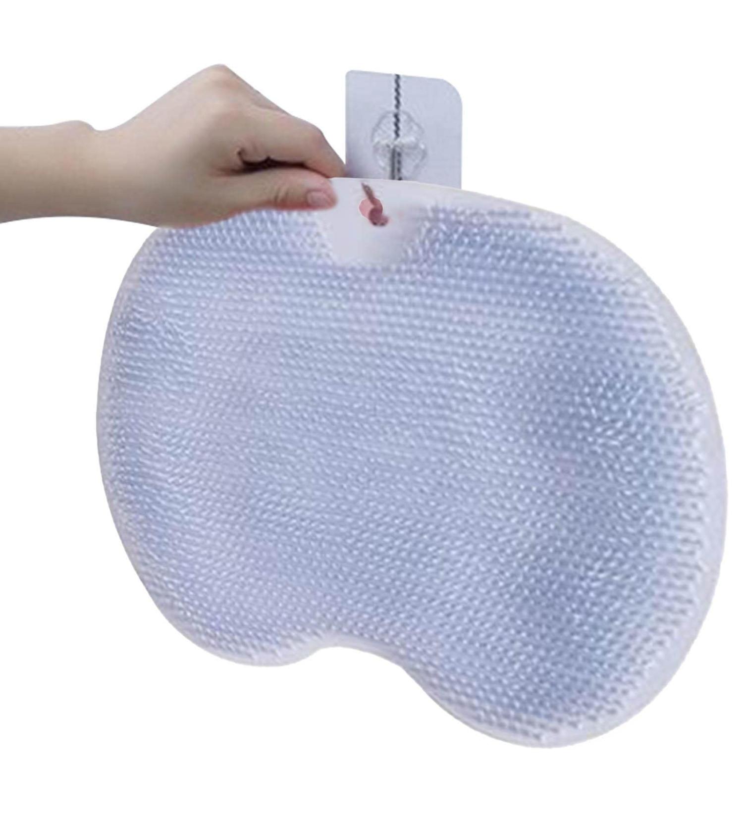 Ailopta Foot Scrubbing Mat - Non-Slip Silicone Foot Massager & Cleaner for Shower | Blue Foot Scrubber with Suction Cups - Buy Online on GoSupps.com