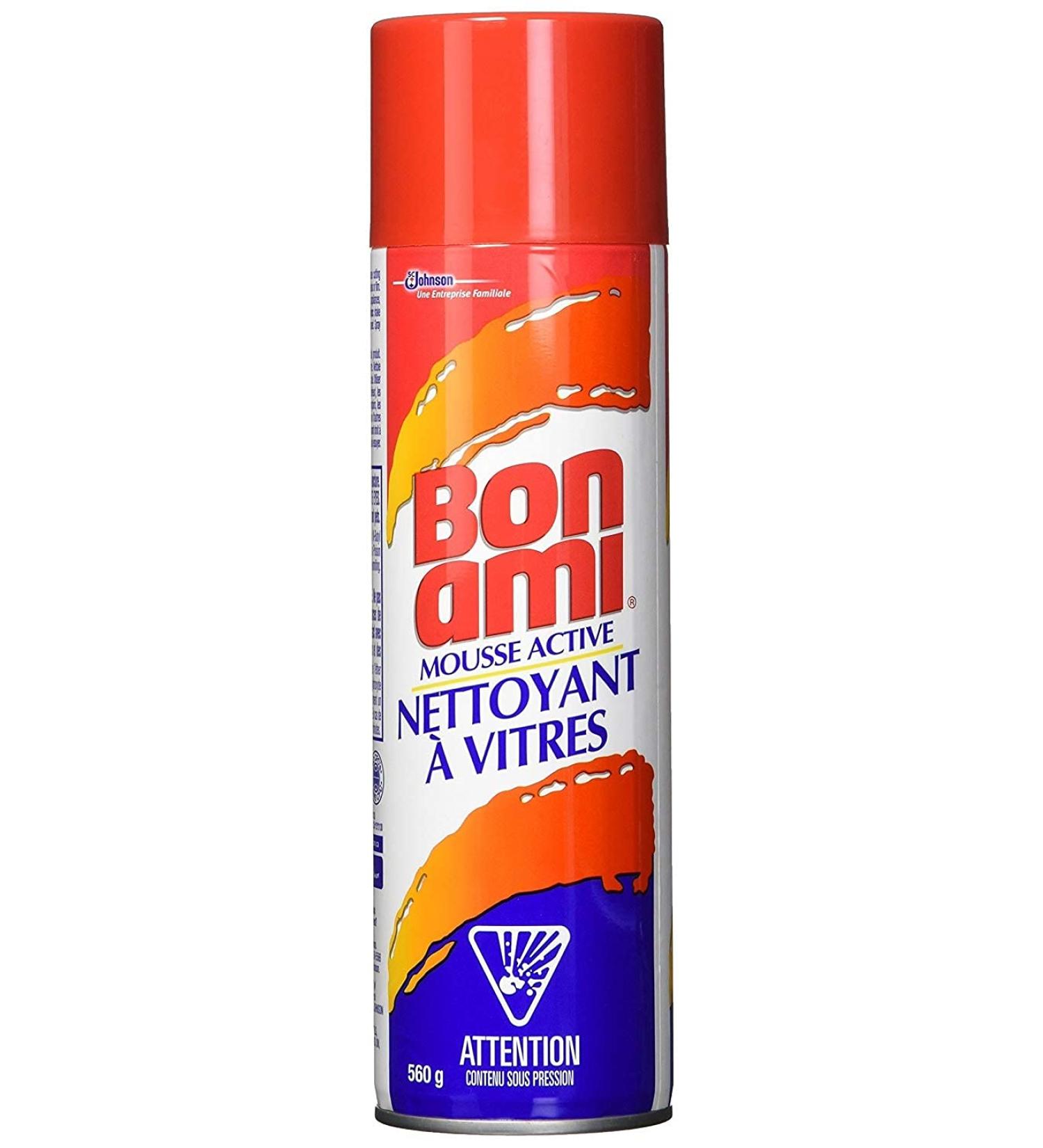 Bon Ami Power Foam Glass and Window Cleaner Removes Fingerprints Smudges and Smears 560g
