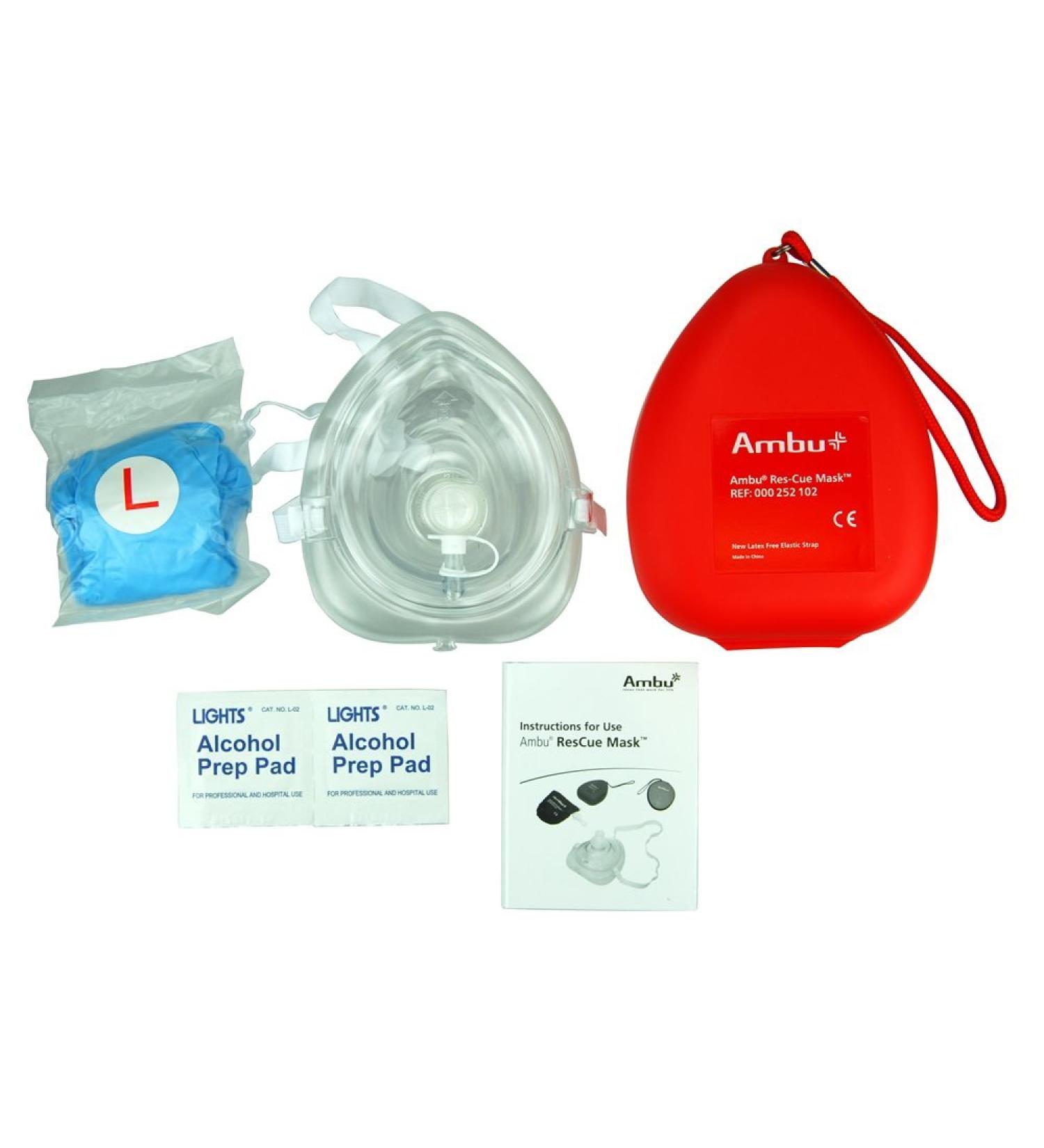Buy Ambu Pocket Rescue Mask Complete - Essential CPR Gear for International Shipping - Buy Online on GoSupps.com