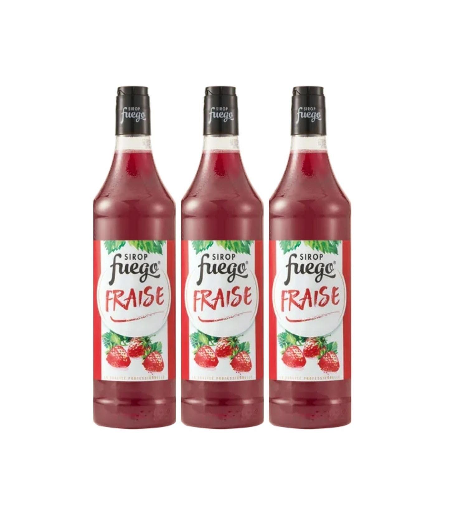 Strawberry Fuego Syrup - 3 x 1 L