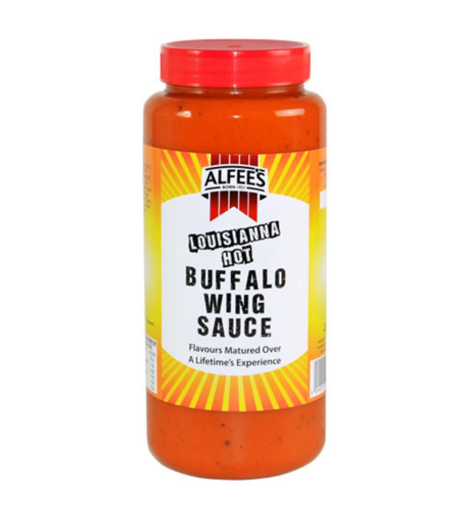 Lousianna Hot Buffalo Wing Sauce 2.25L Resturant Quality. Finishing sauce for cooked meats with butter chilli and garlic
