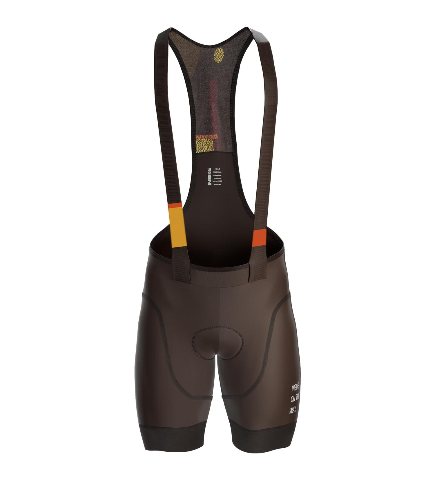 Inbike Men's Summer Padded Bicycle Pants | Breathable Fast-Drying Bib Shorts with Seat Cushion for Cycling & Racing - Buy Online on GoSupps.com