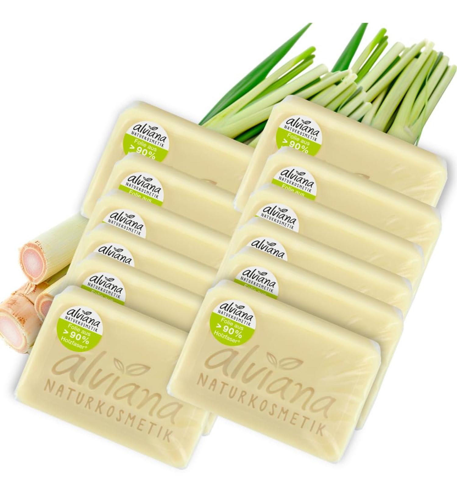  Alviana Lemongrass vegetable oil soap 100g - Buy Online on GoSupps.com