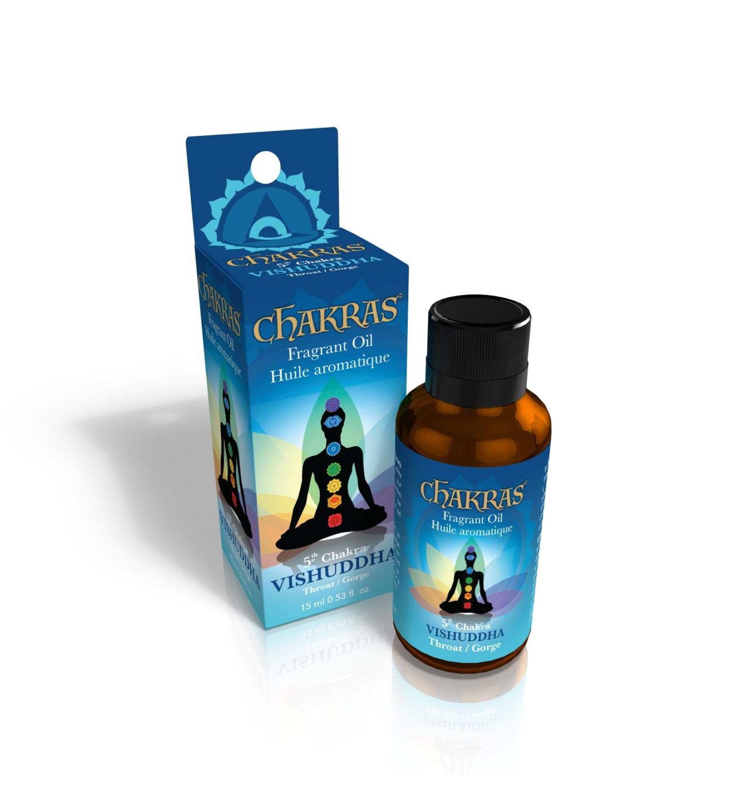Chakras Essential Oils - Throat Chakra (Vishuddha) for Aromatherapy Meditation & Energy Work - Premium Natural Concentrated Oils - Buy Online on GoSupps.com