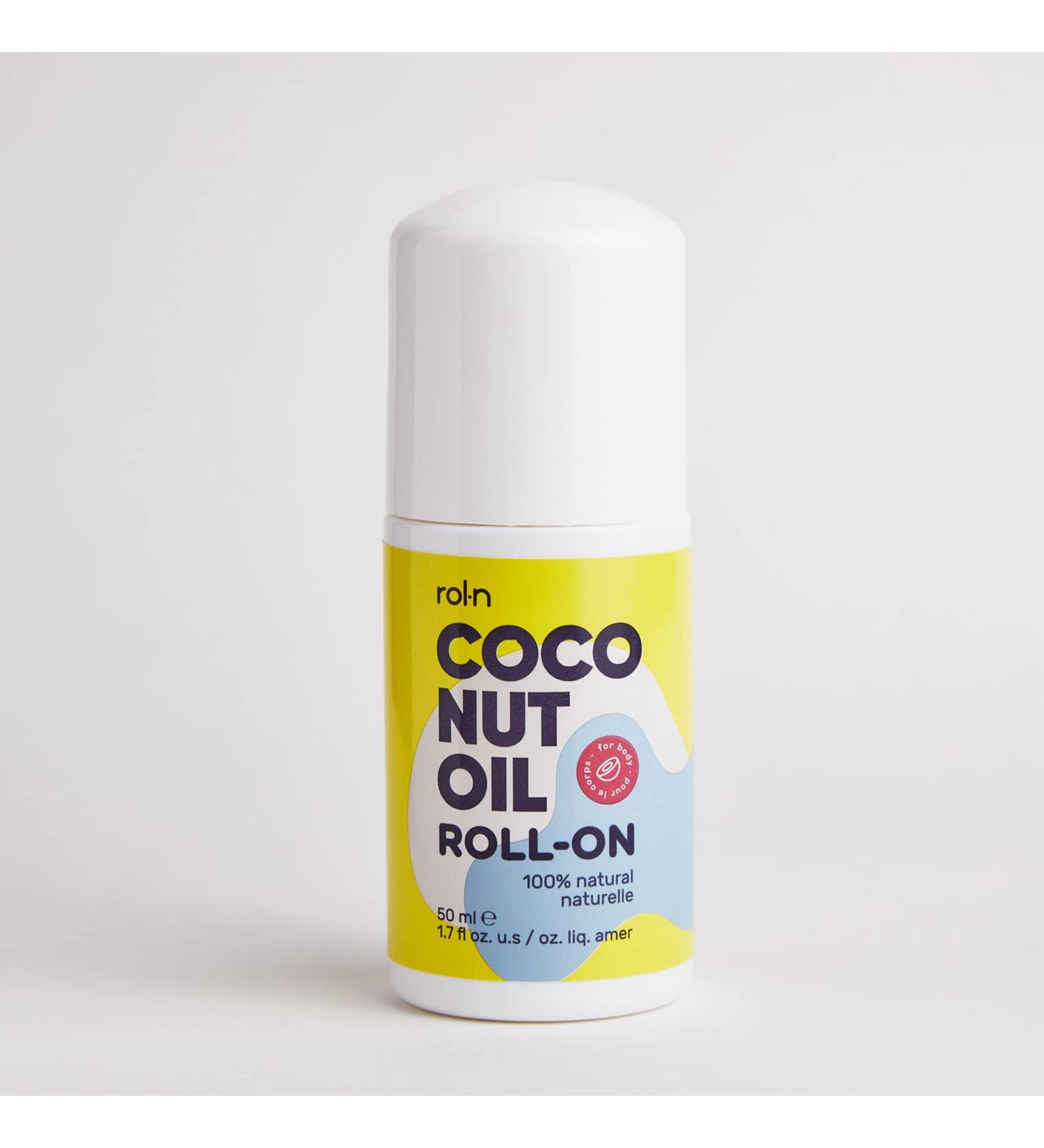 50ml 100% Fractionated Coconut Oil Roll-On | Multi-Purpose Body & Face Moisturizer | Skin Repair & Stretch Marks Oil | Unisex - Buy Online on GoSupps.com