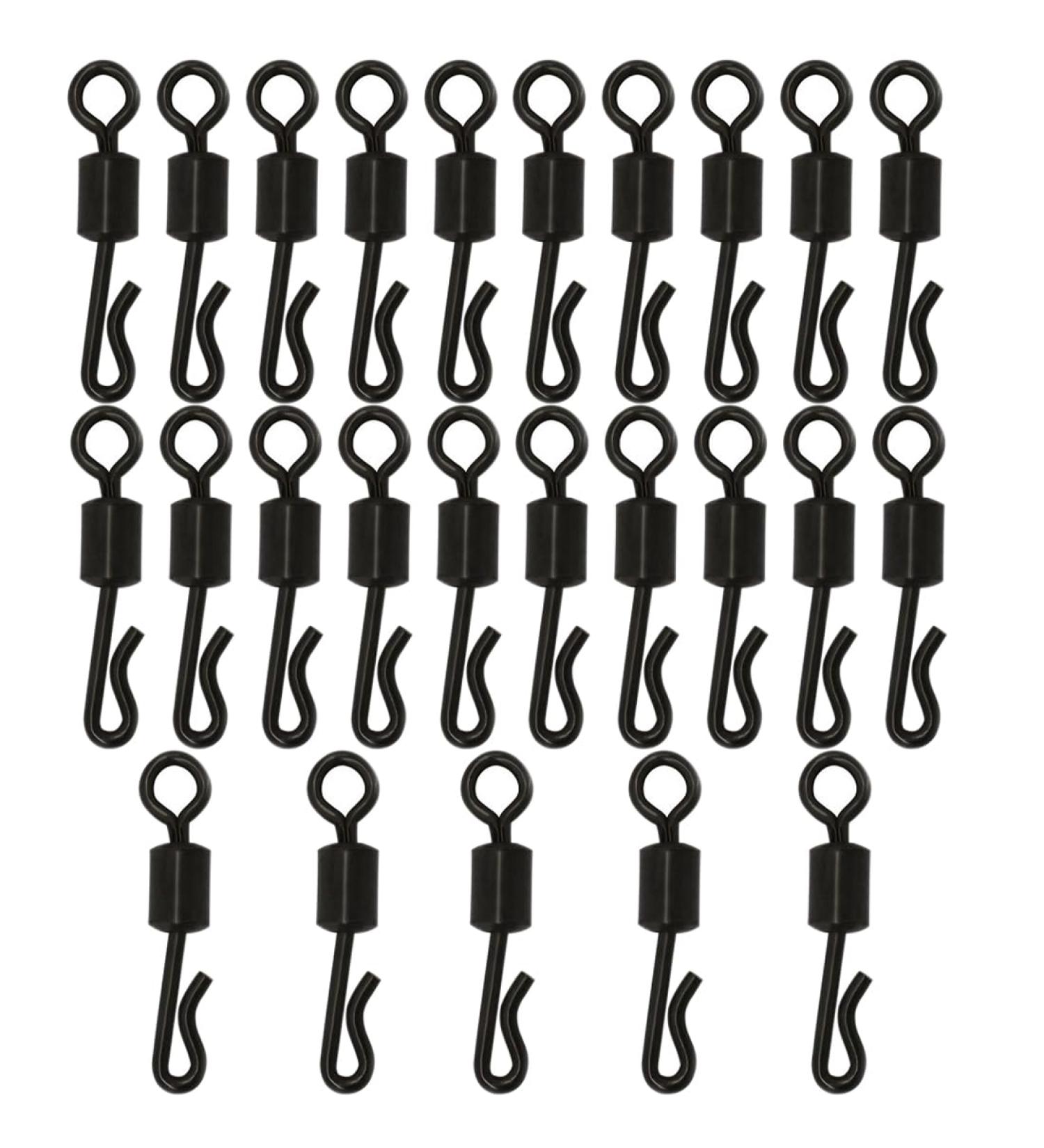 Xiksjw 25-Piece Fishing Clips Set | Quick Change Q-Shaped Vertebrae for Carp Fishing | International Shipping - Buy Online on GoSupps.com
