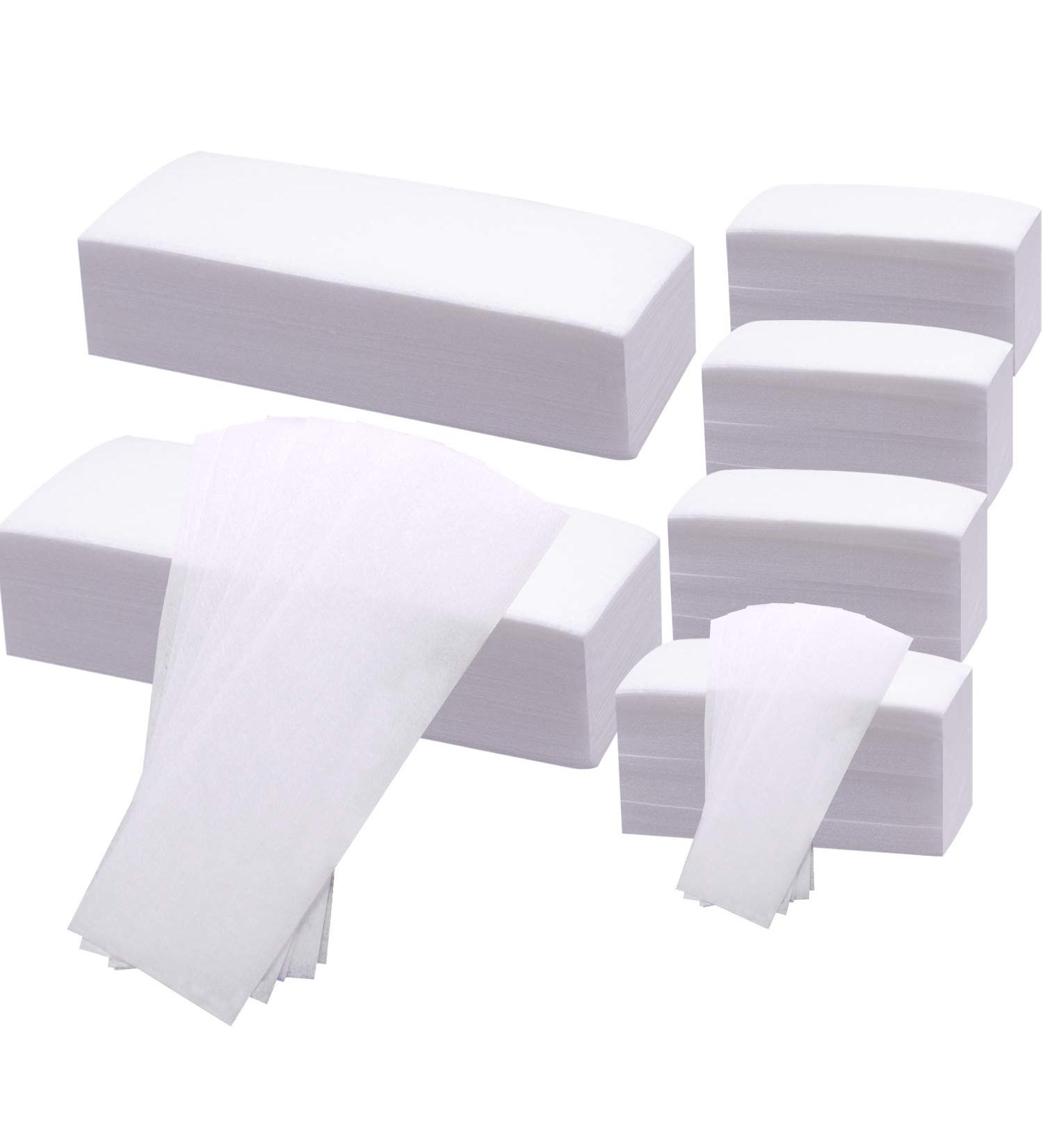 BQTQ 600 Pcs Non-Woven Wax Strips for Body & Facial Hair Removal - Women & Men - White - Buy Online on GoSupps.com