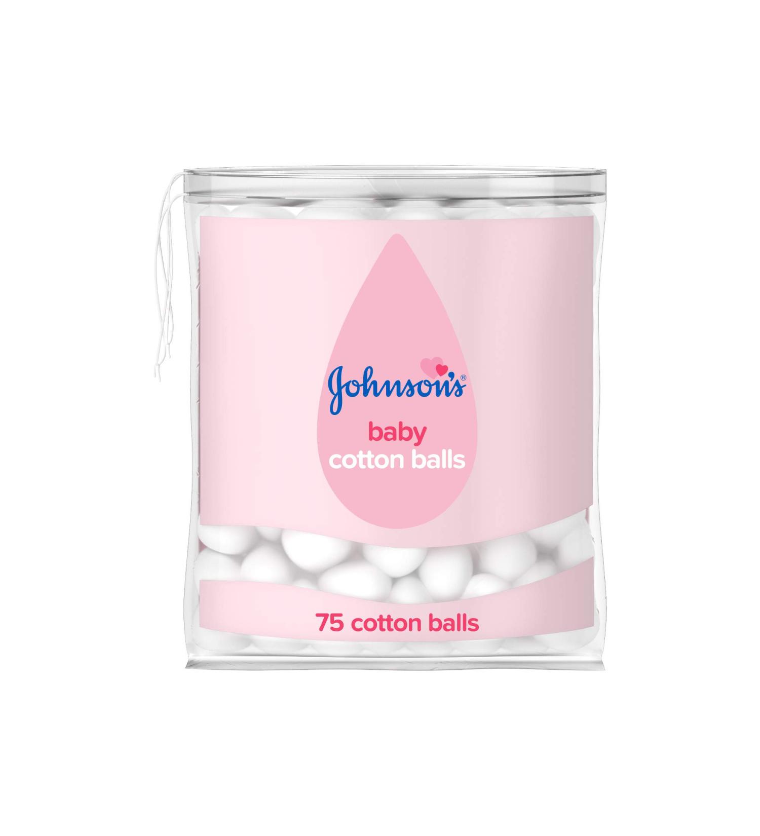Johnson's Baby Cotton Balls - Soft and Gentle Care for Sensitive Skin - Buy Online on GoSupps.com