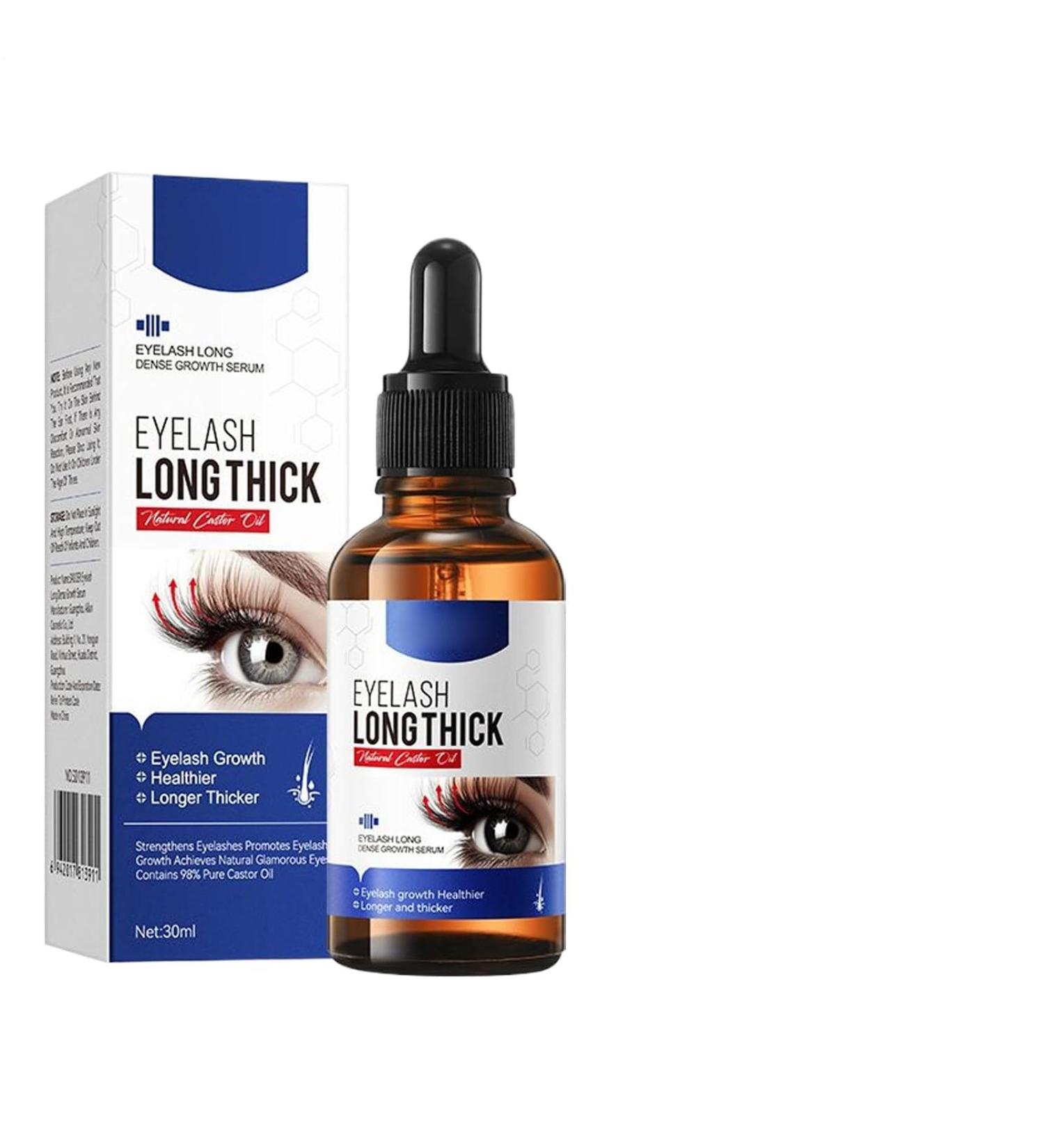 Eyelash Thickener - 30ml Fortifying Cosmetic Treatment for Eyelashes Shine and Conditioner | To Enhance Natural Beauty Longer and Fuller - Buy Online on GoSupps.com