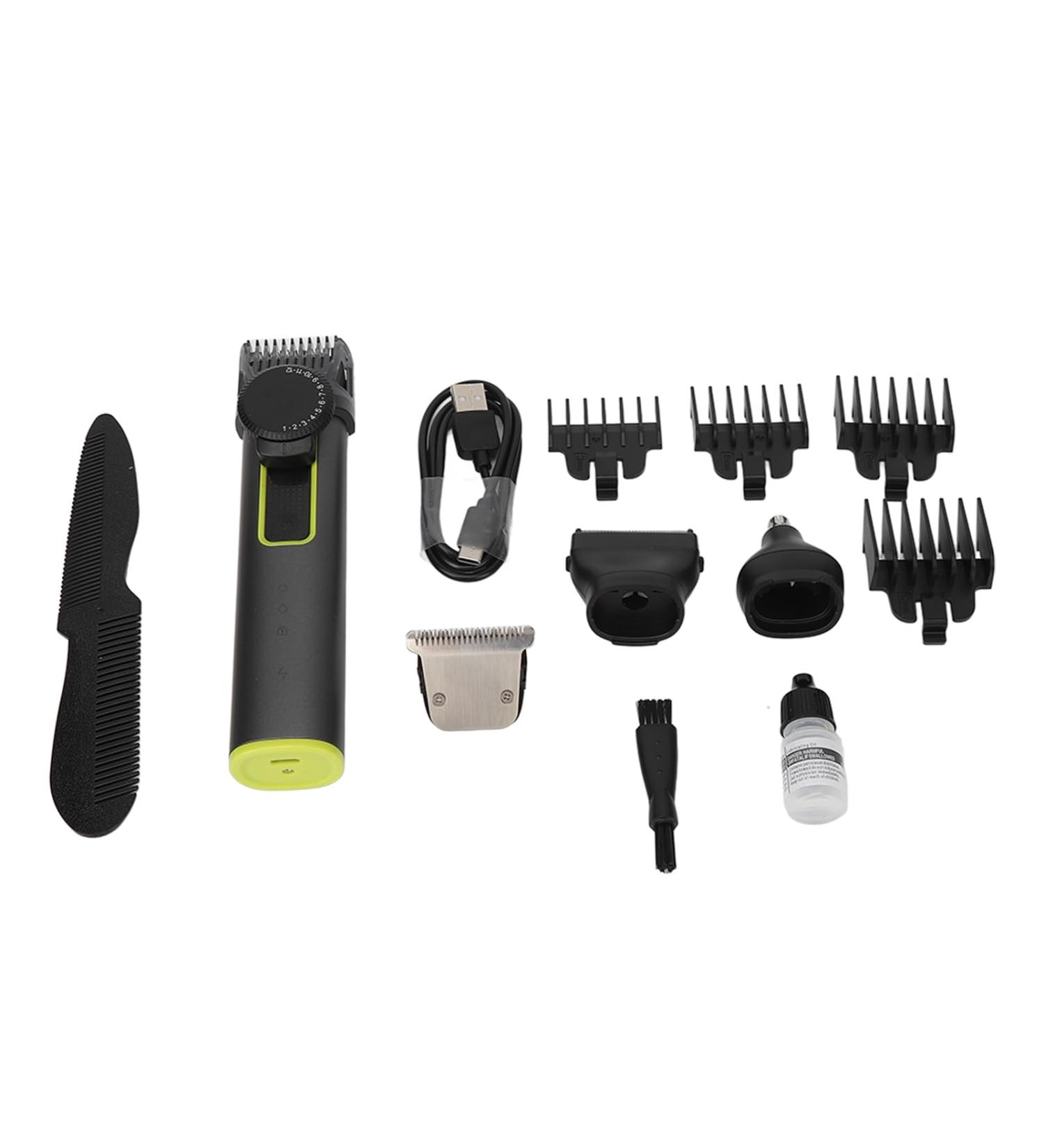 Electric Hair Trimmer Nose Hair Clipper Rechargeable Portable Multifunctional for Home - Buy Online on GoSupps.com
