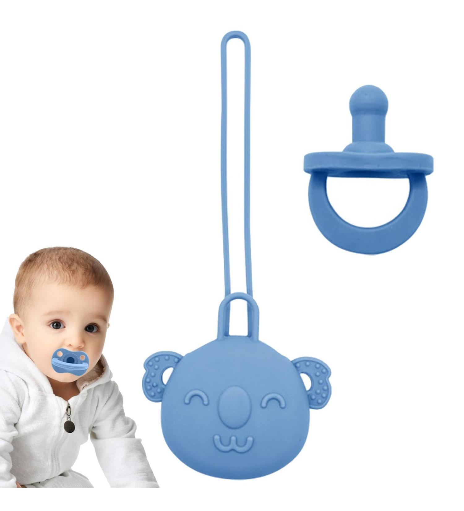 Stronrive Baby Pacifier Holder Clip Set - Easy-Clean Pacifiers for Boys & Girls | Travel-Friendly with Storage Bag - Buy Online on GoSupps.com