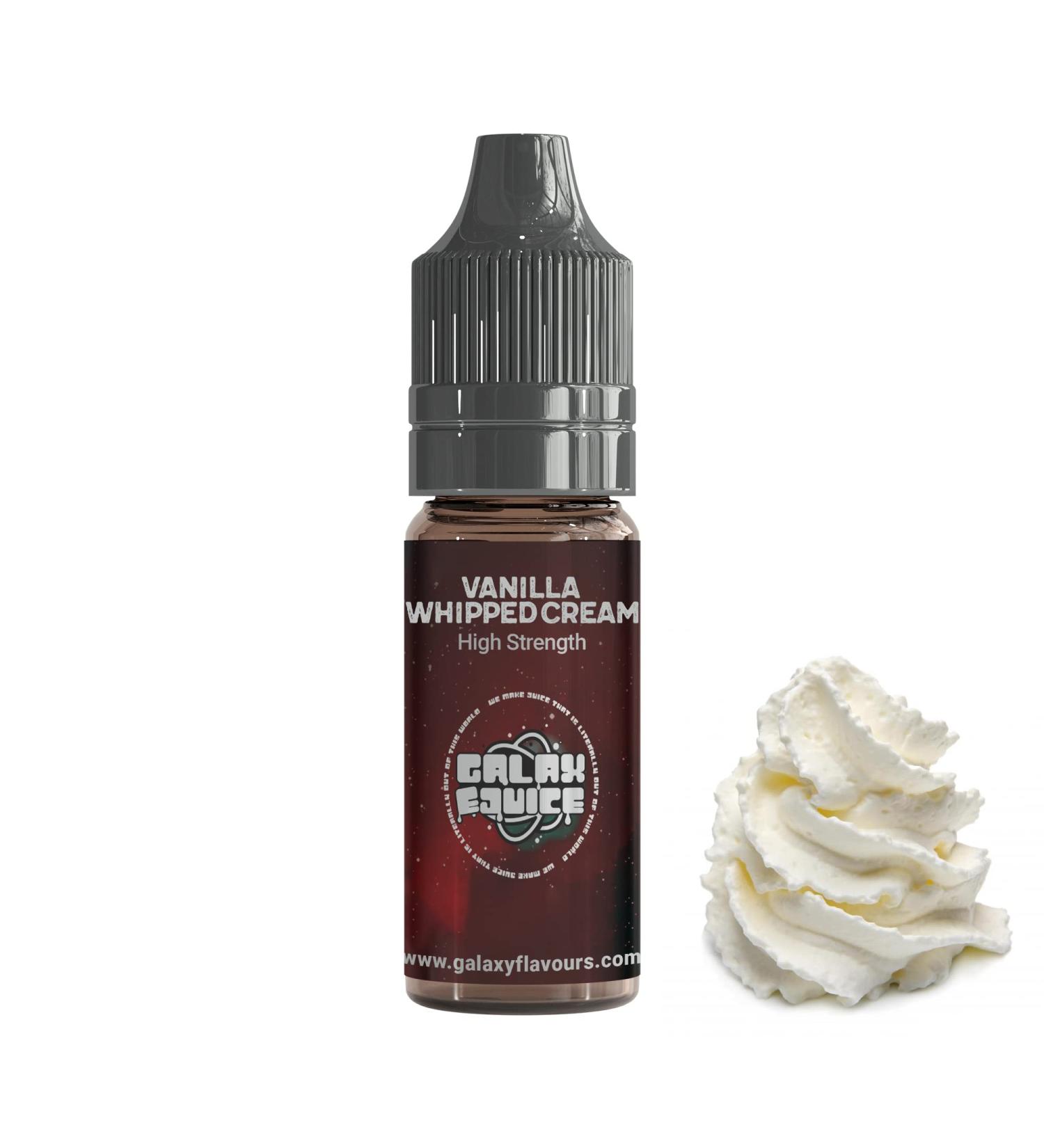 Vanilla Whipped Cream High Strength Flavouring - 10ml Bottle | Galaxy Food Flavours - Buy Online on GoSupps.com