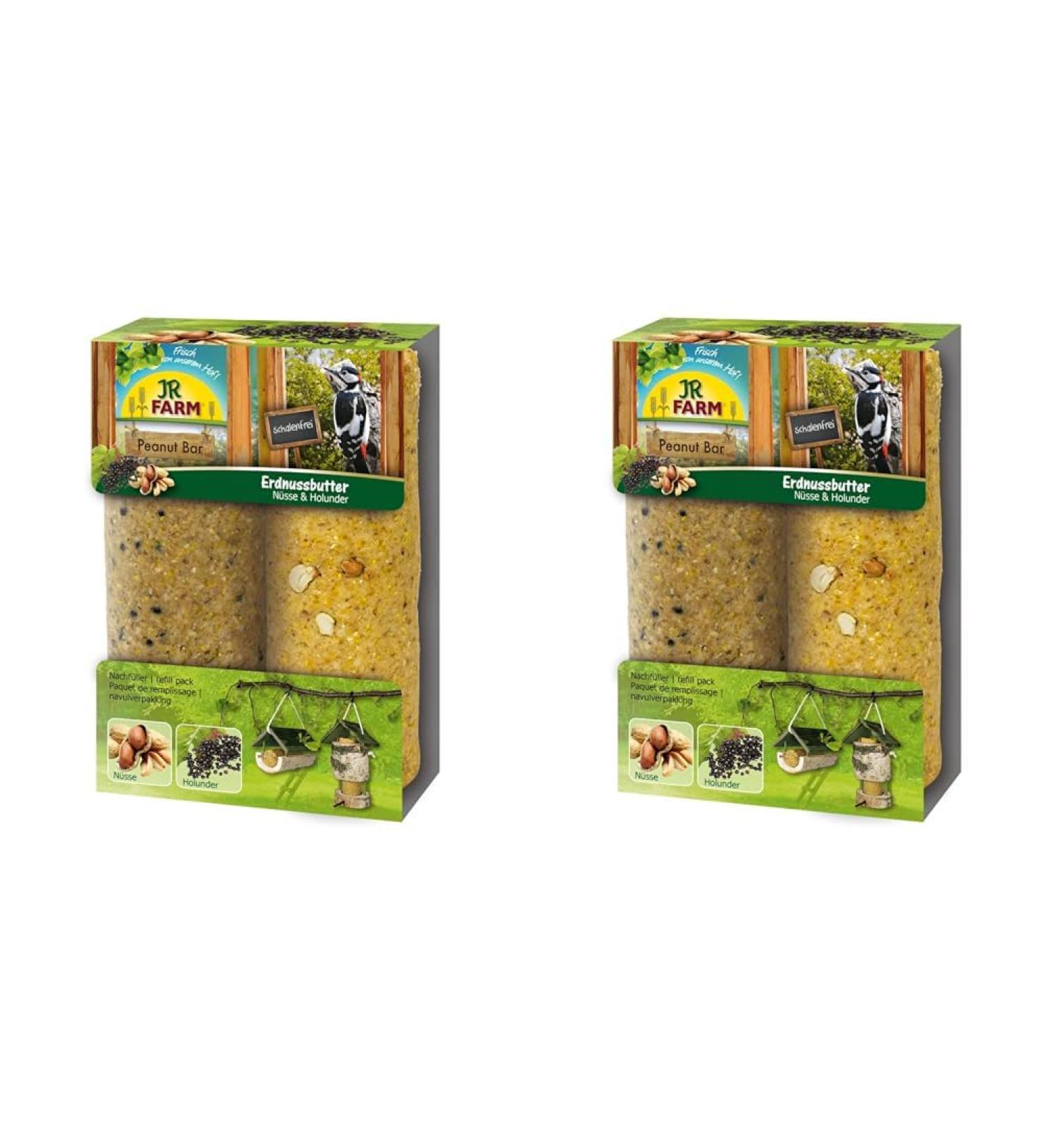 JR FARM Garden PBar 4-pack Nuts & Elderberry 700g 700 g (2-pack)