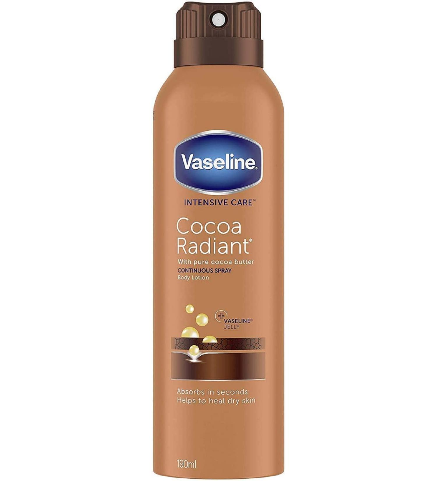 Vaseline Spray and Go Body Moisturiser Cocoa 190 ml - Buy Online on GoSupps.com