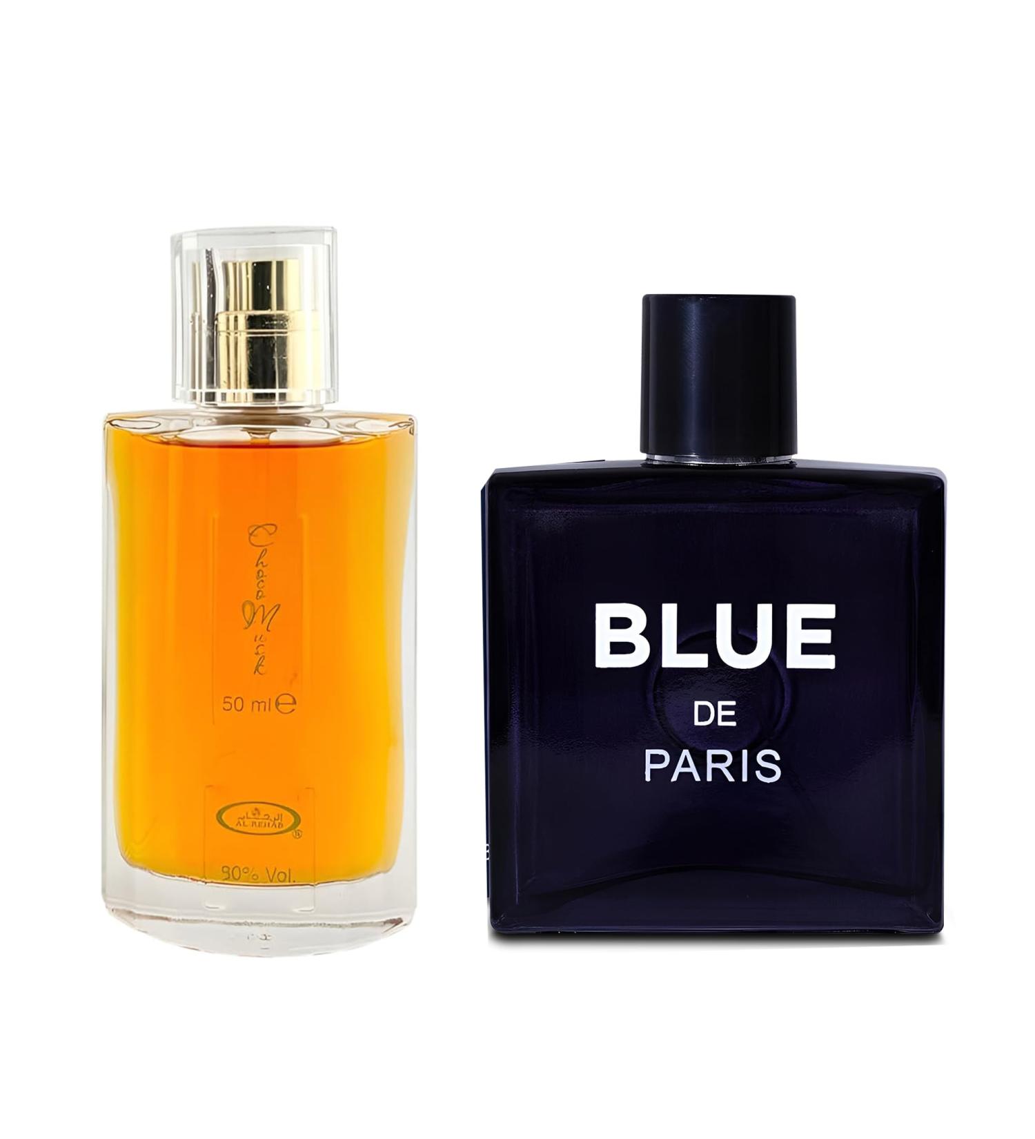 Choco Musk&Blue De Paris Men s Cologne-Rich Chocolate & Musk Eau De Toilette Long-Lasting Scent Perfume for Men Elegant Bottle 3.4 Fl Oz Fragrance for Refined Occasions Choco Musk&Blue De Paris 2.53 Fl Oz (Pack of 2) - Buy Online on GoSupps.com