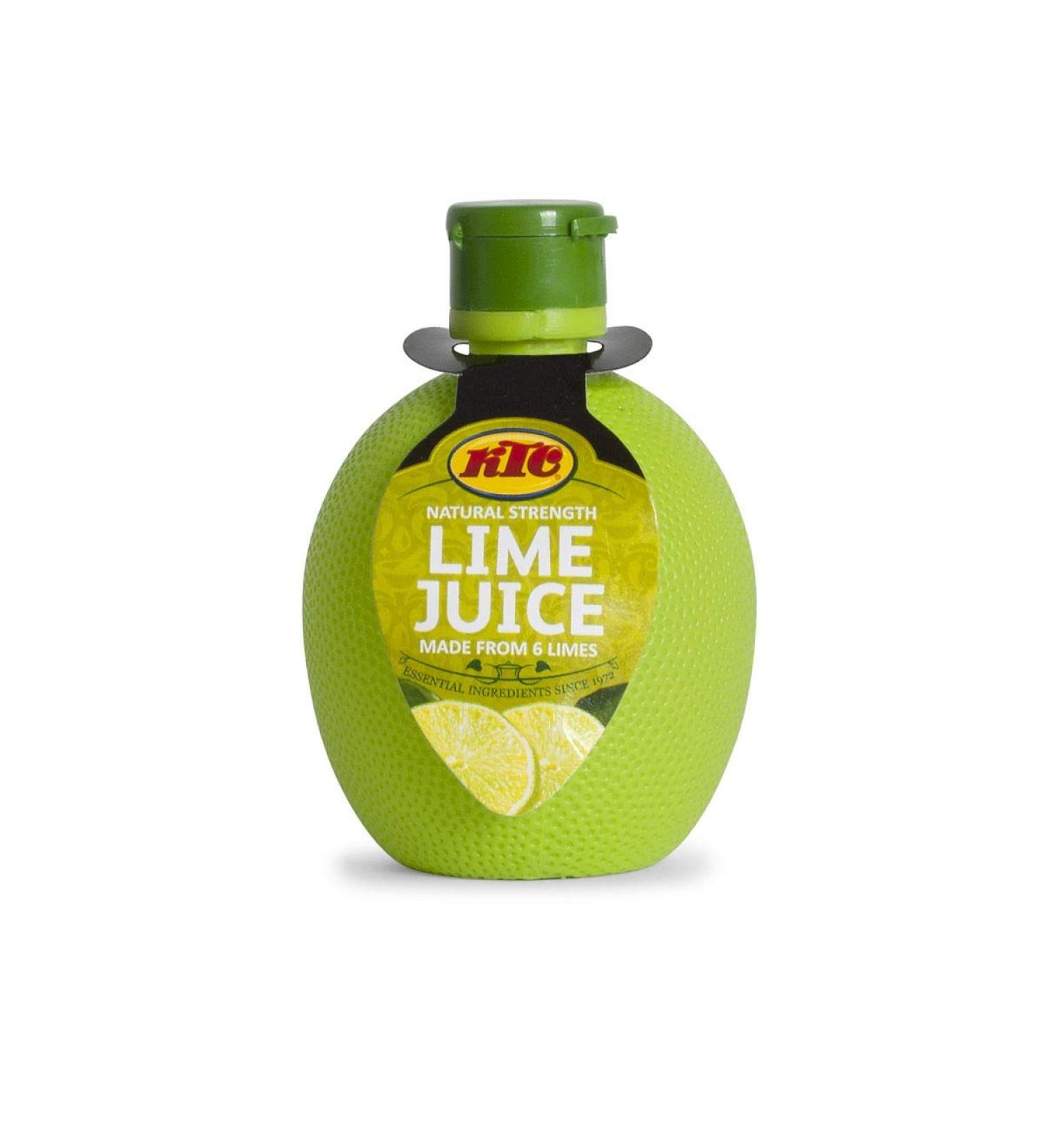 KTC Lot de 4 jus de citron vert 200 ml