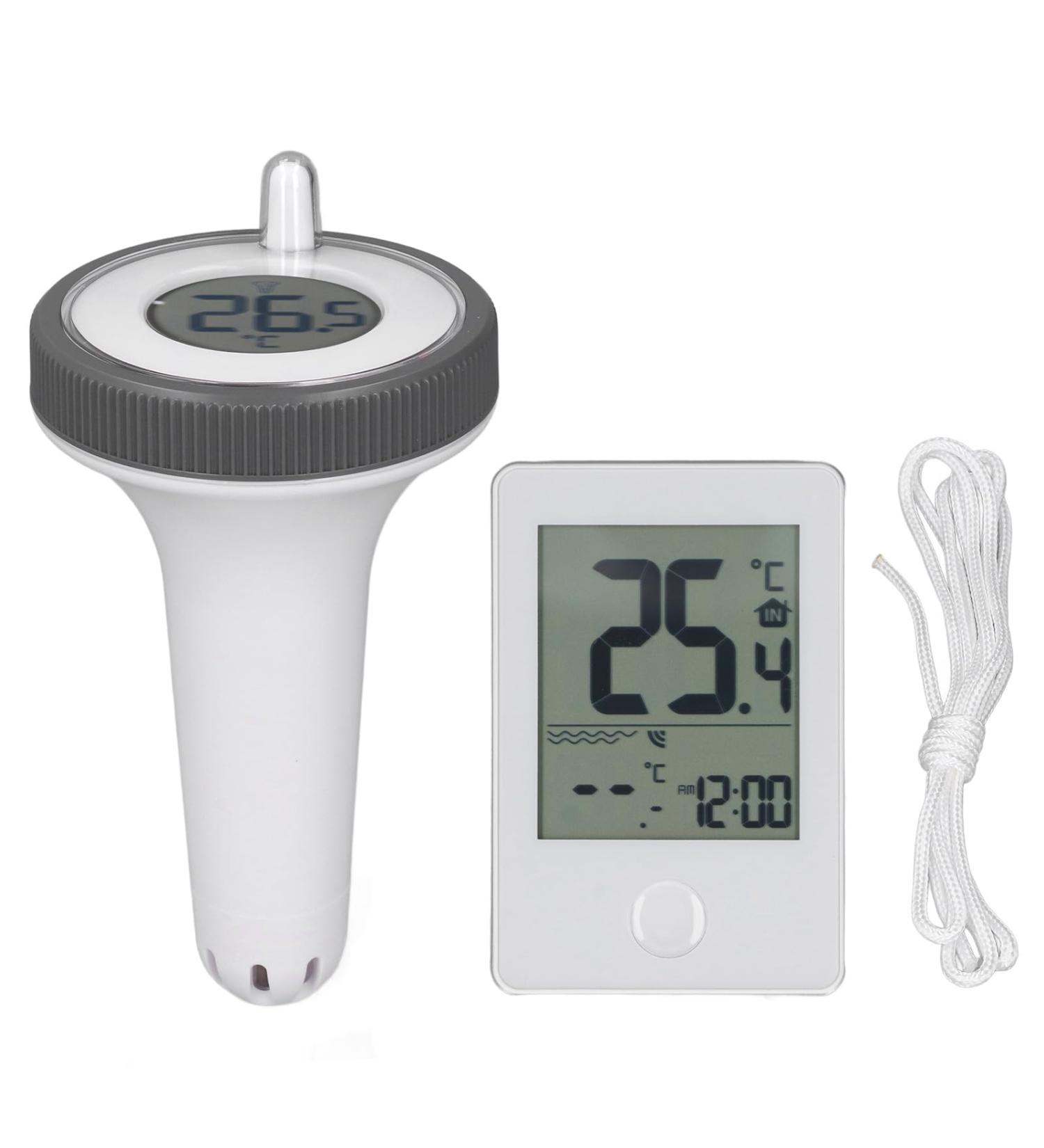 Uadme Wireless Pool Thermometer - Waterproof Digital LCD Display with 0.1 Accuracy | International Shipping Available - Buy Online on GoSupps.com