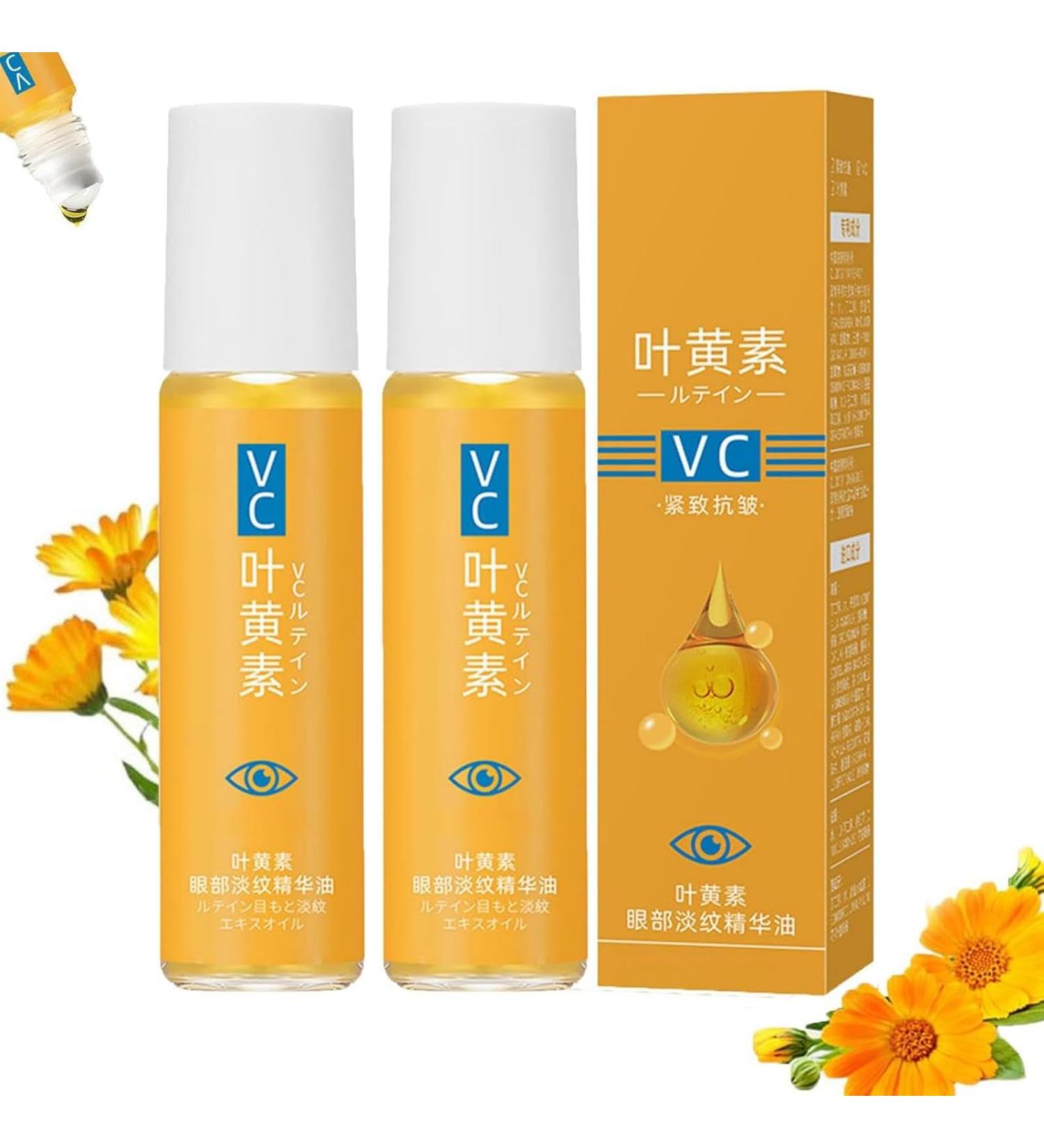Huile essentielle pour les yeux la lut ine s rum pour les yeux la lut ine et la vitamine C pour les cernes et les poches sous les yeux cr me anti- ge et anti-rides pour (2pcs) - Buy Online on GoSupps.com