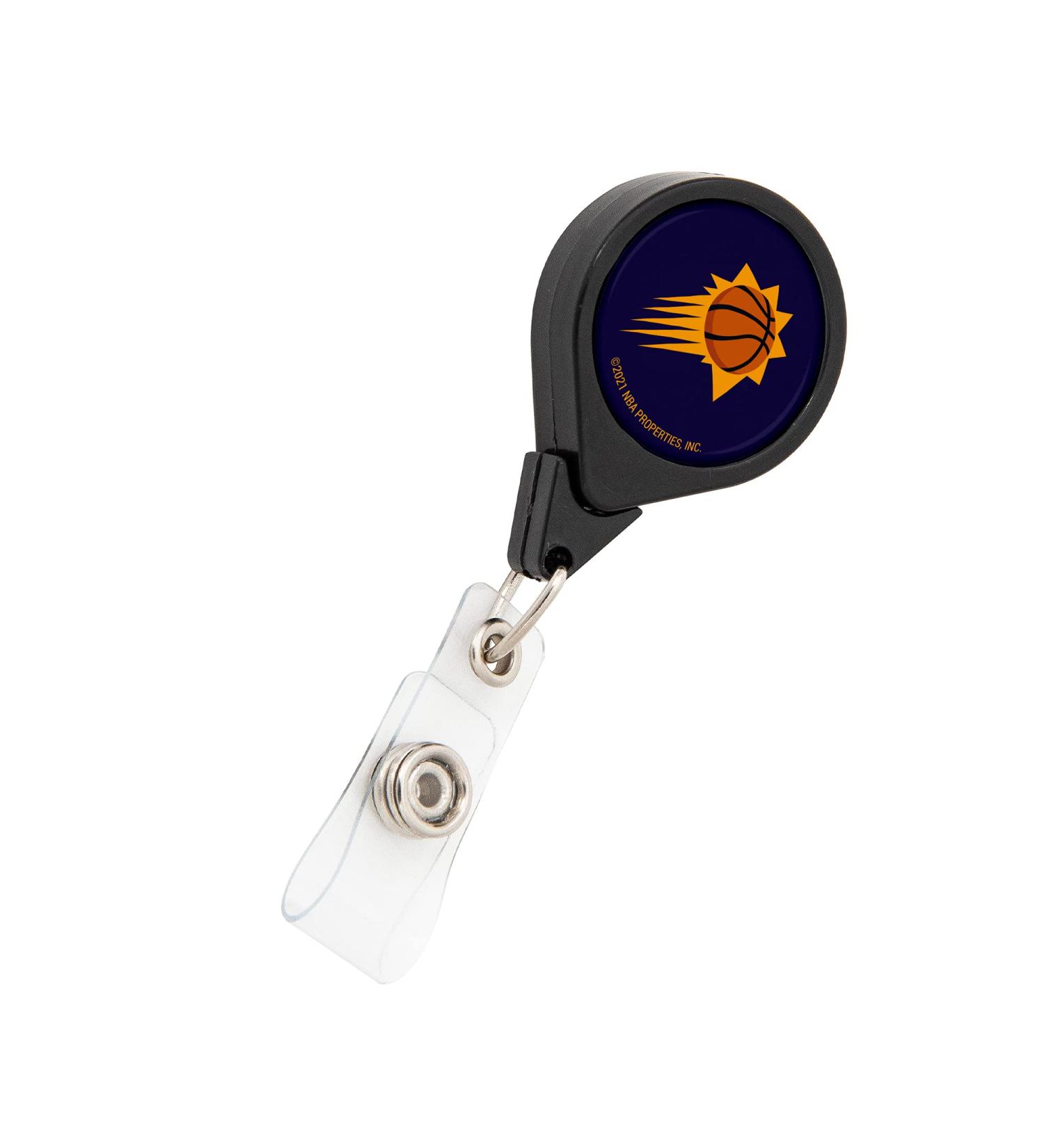 Phoenix Suns NBA Team Retractable Badge Holder Ticket Clip Reel ID - Buy Online on GoSupps.com