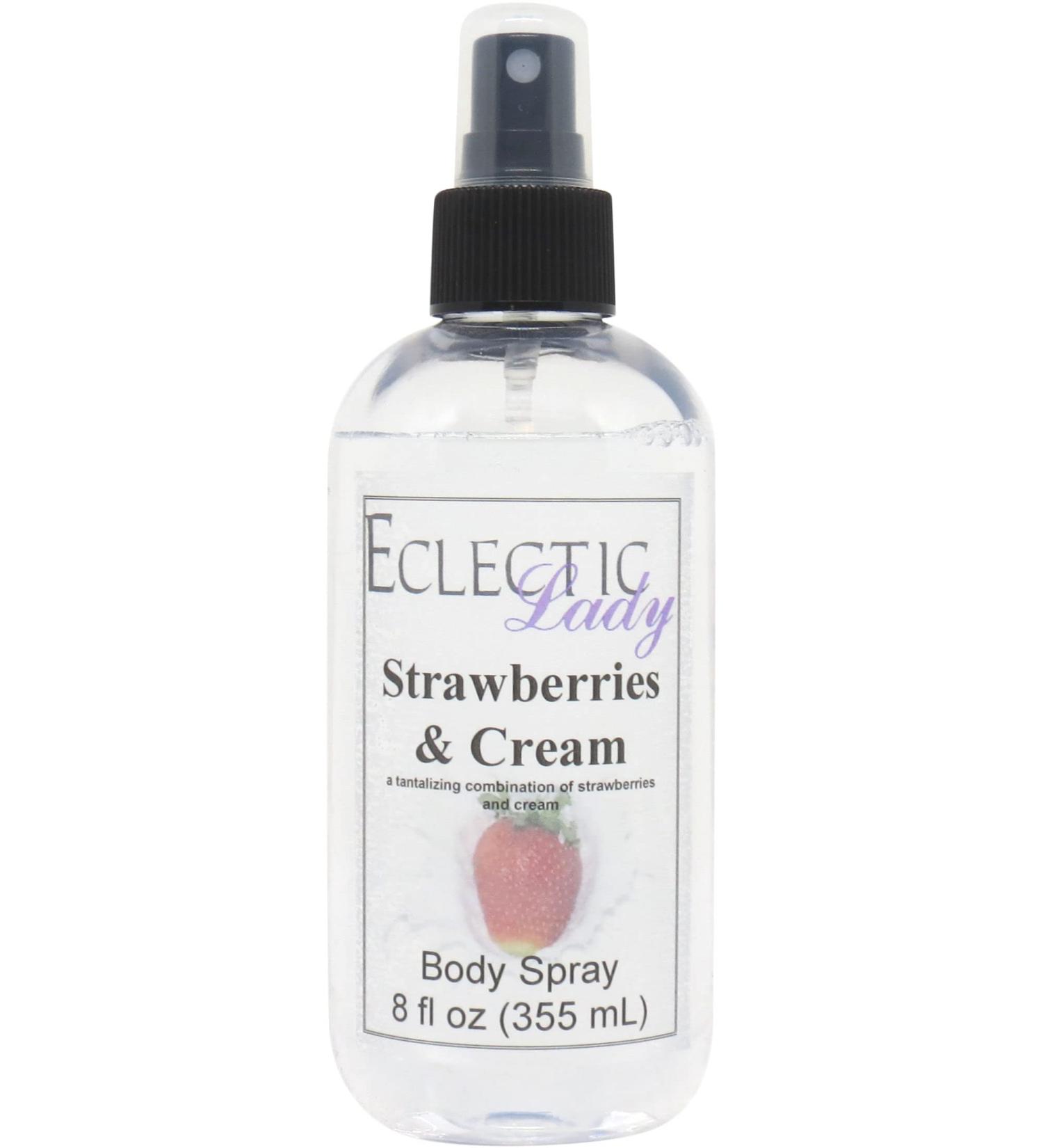 Strawberries and Cream Body Spray 8 ounces Body Mist for Women with Clean Light & Gentle Fragrance Long Lasting Perfume with Comforting Scent for Men & Women Cologne with Soft Subtle Aroma For 8 Fluid Ounces - Buy Online on GoSupps.com