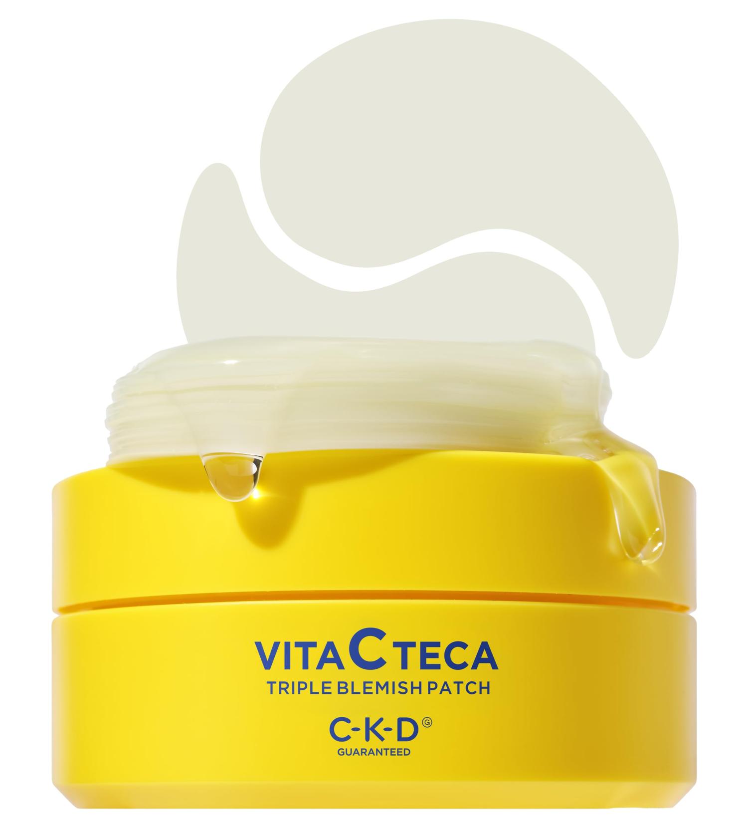 Vita C Teca Triple Blemish Patch - Revitalizing Vitamin C Hydrogel Pads for Under Eyes & Face - 60 Patches for Dull Skin Treatment & Even Tone - Buy Online on GoSupps.com