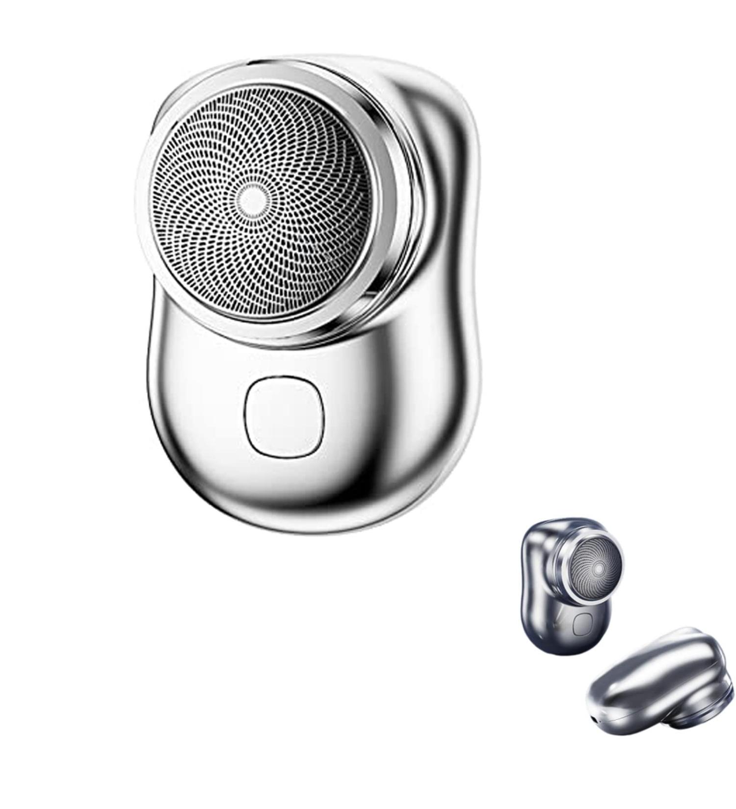 Mini-Shave Portable Electric Shaver 2023 New Upgrade Electric Razor For Men Wet & Dry Rotary Electrical Shave - One-Button Usb Rechargeable Shaver (Silver-B) - Buy Online on GoSupps.com