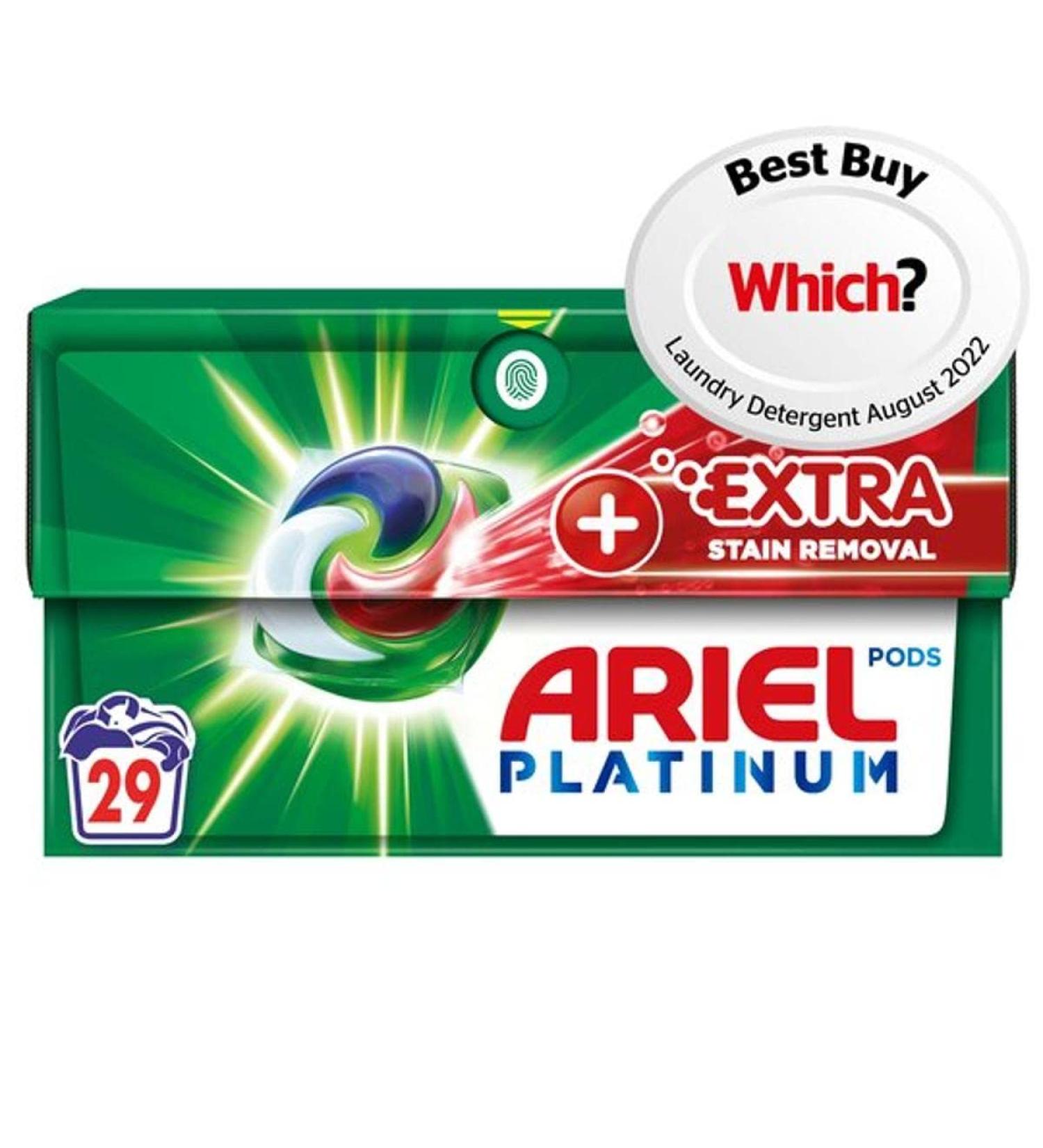 Ariel PODS Platinum Washing Liquid Capsules 29 Washes