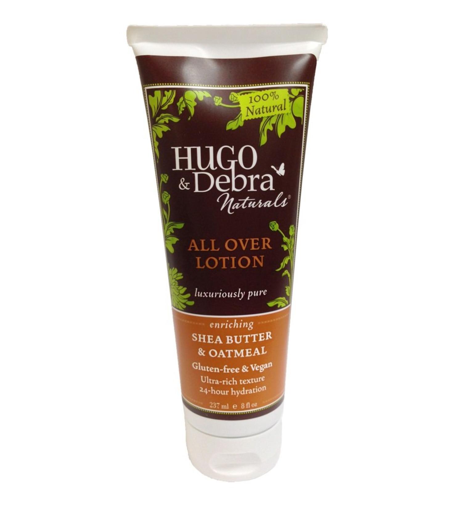 Hugo Naturals All Over Lotion  Shea Butter and Oatmeal  8 Ounce Tube