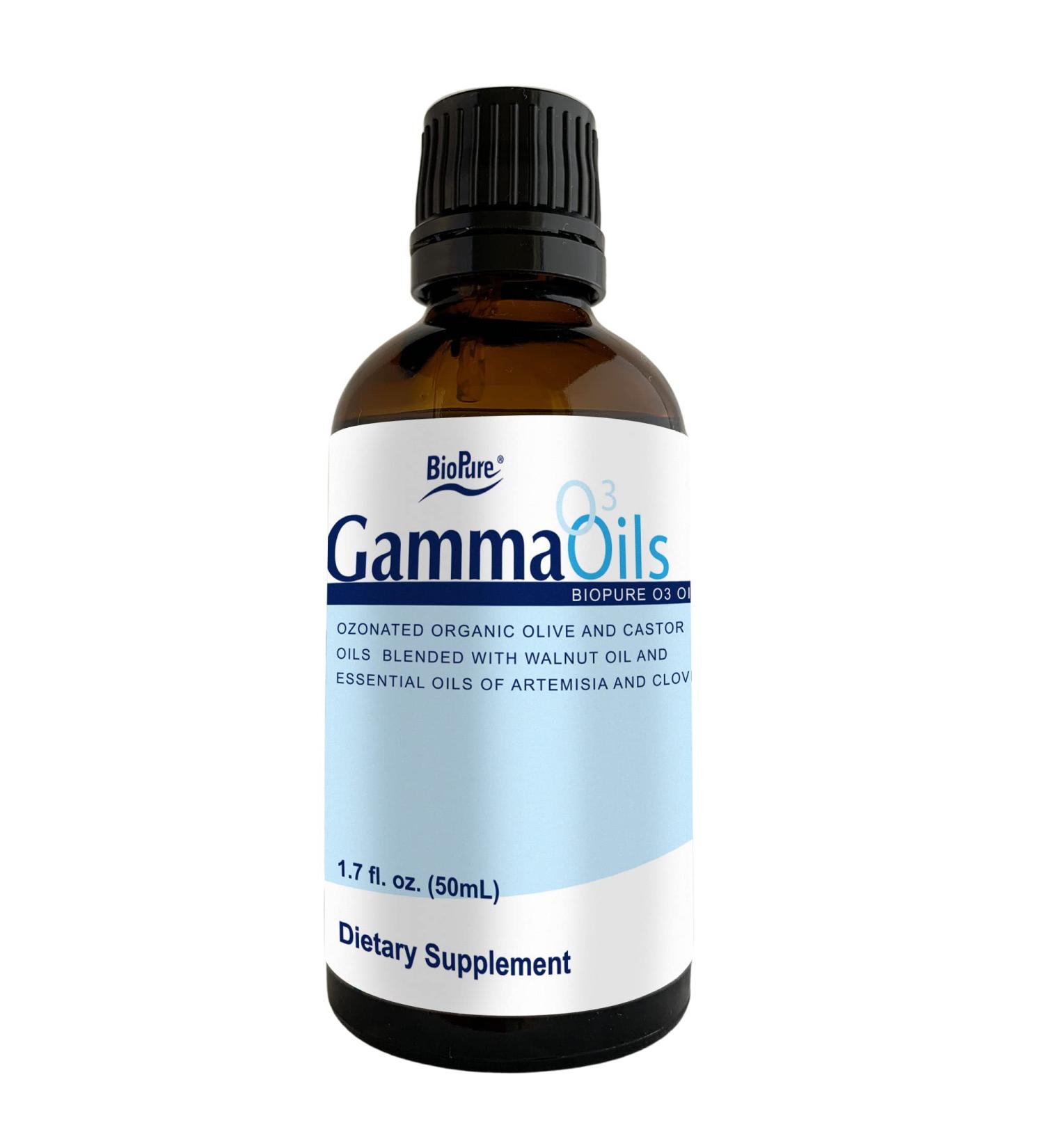BioPure O3 Oils Gamma Ozonated Organic Nutraceutical Supplement for Immune Dental & Gut Health | 50ml Whole-Body Wellness - Buy Online on GoSupps.com