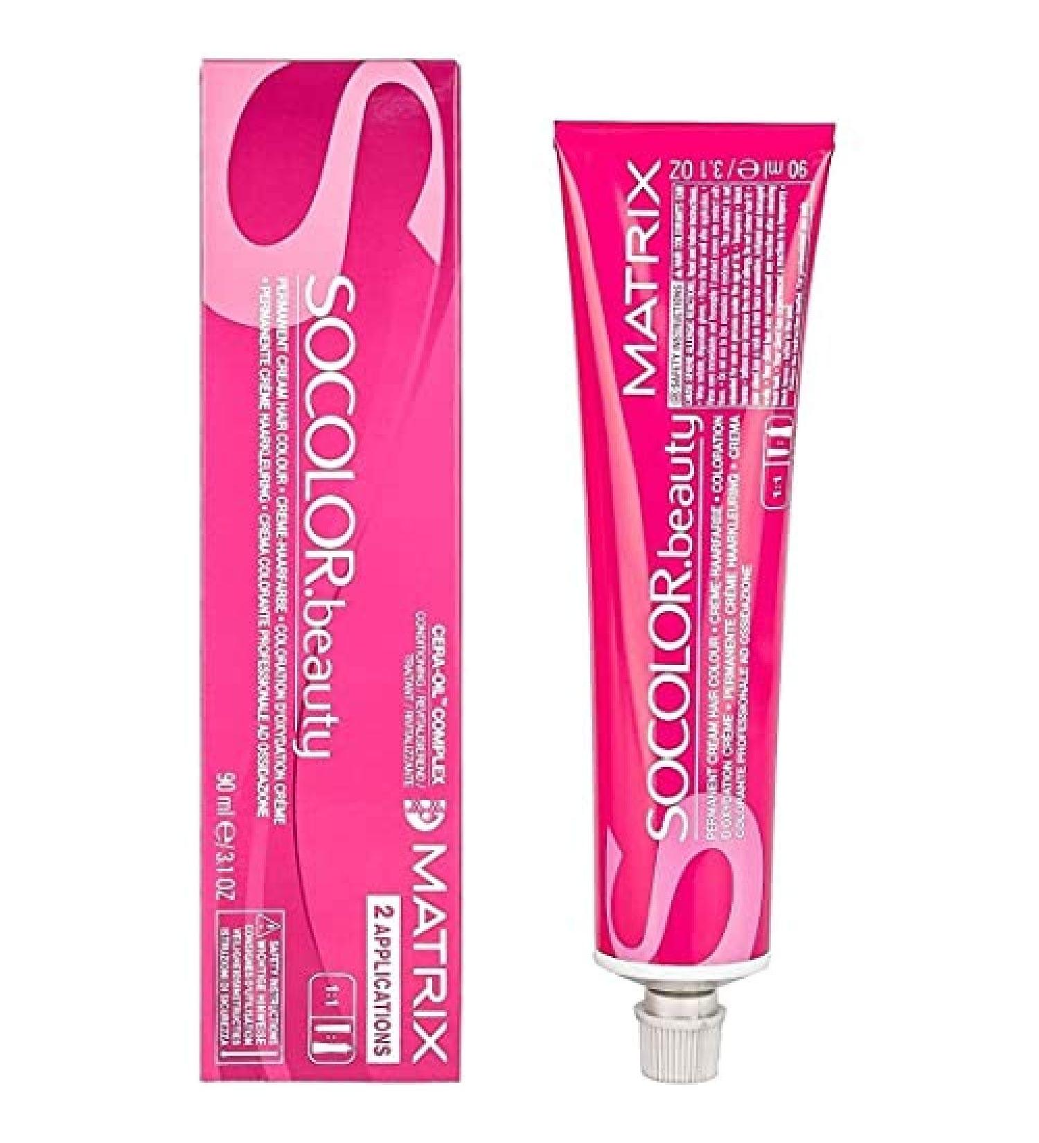 SoColor Beauty Matrix Permanent Hair Color 1A Darkest Black Ash 90 ml