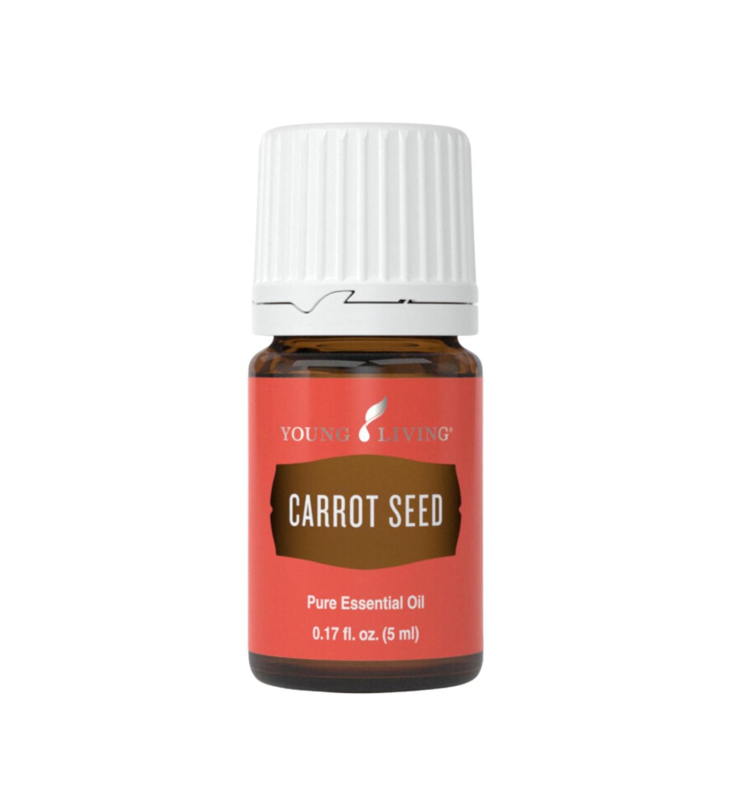 Young Living Carrot Seed Essential Oil 5ml - Natural Skincare Moisturizer for Dry Skin Beautifying & Cleansing Properties | Aromatherapy Diffuser - Buy Online on GoSupps.com