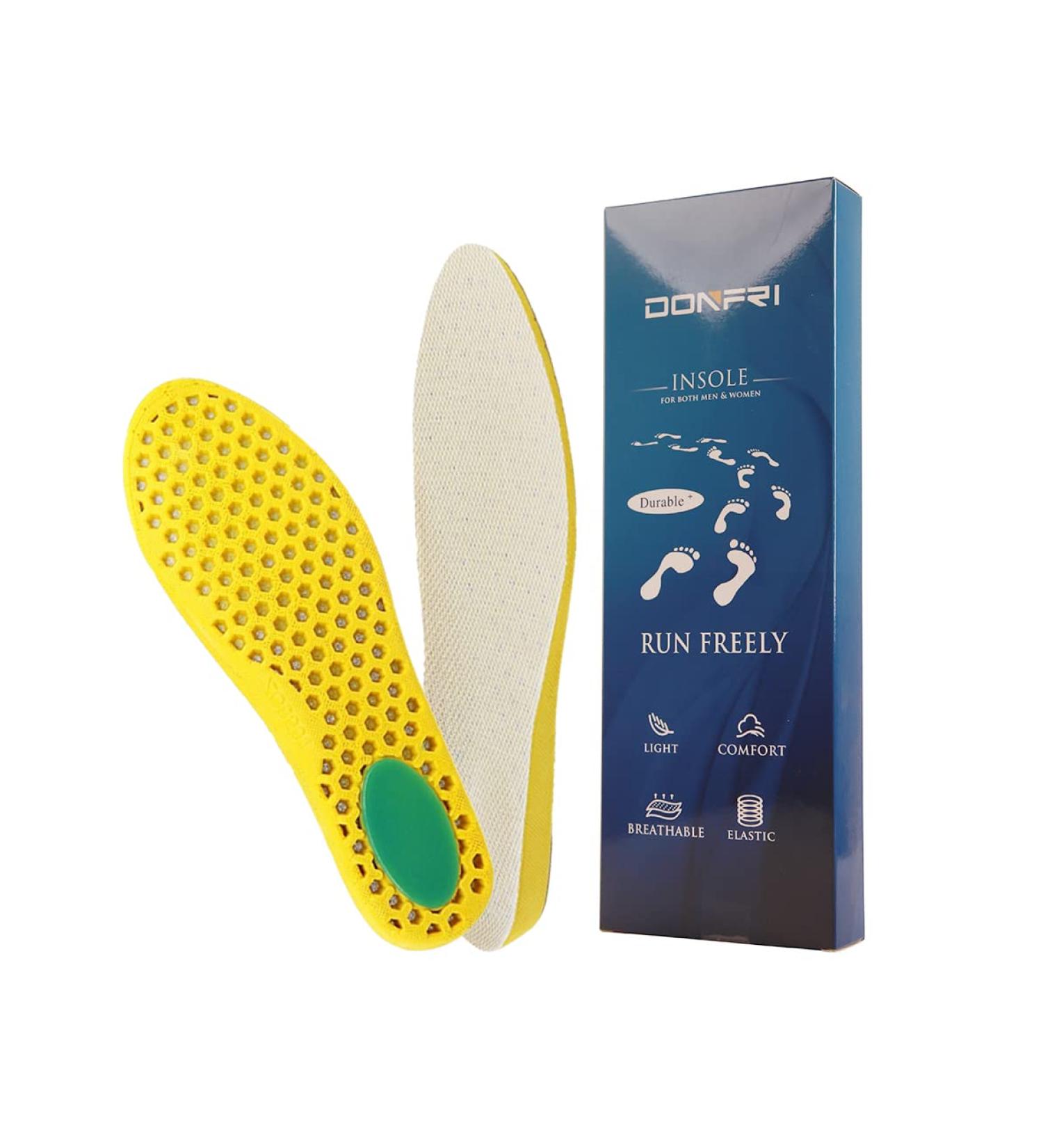 Buy Winter Orthopedic Shoe Insoles | Gel Insoles for Hiking & Work | Plantar Fasciitis Relief | Warm Sole Massaging Foot Support (37-38) - Buy Online on GoSupps.com