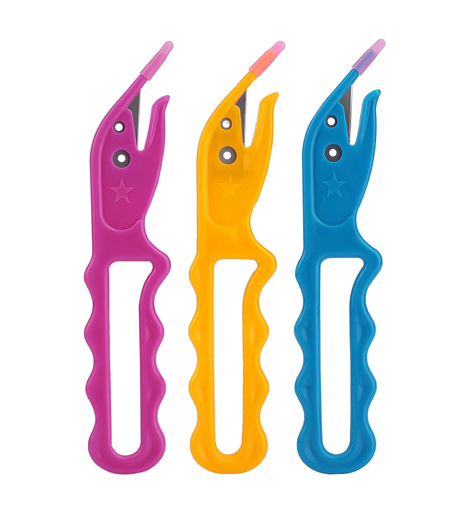 TOYMIS Hair Elastic Band Cutter 3pcs - Easy Hair Tie Remover for Girls, Kids, and Toddlers - Random Colors - Buy Online on GoSupps.com