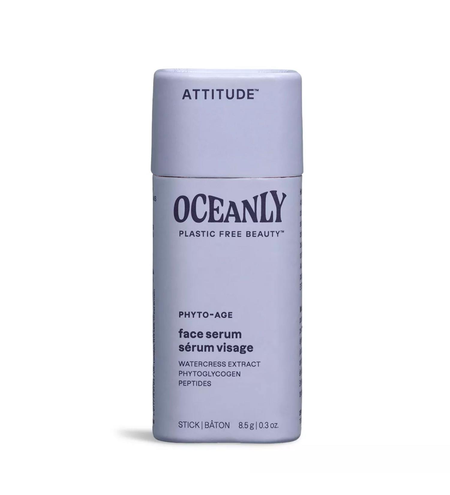 ATTITUDE Oceanly Face Serum Stick EWG Verified Plastic-free Plant and Mineral-Based Ingredients Vegan and Cruelty-free Beauty Products PHYTO AGE Unscented 0.3 Ounce PHYTO-AGE 0.3 Ounce (Pack of 1) - Buy Online on GoSupps.com
