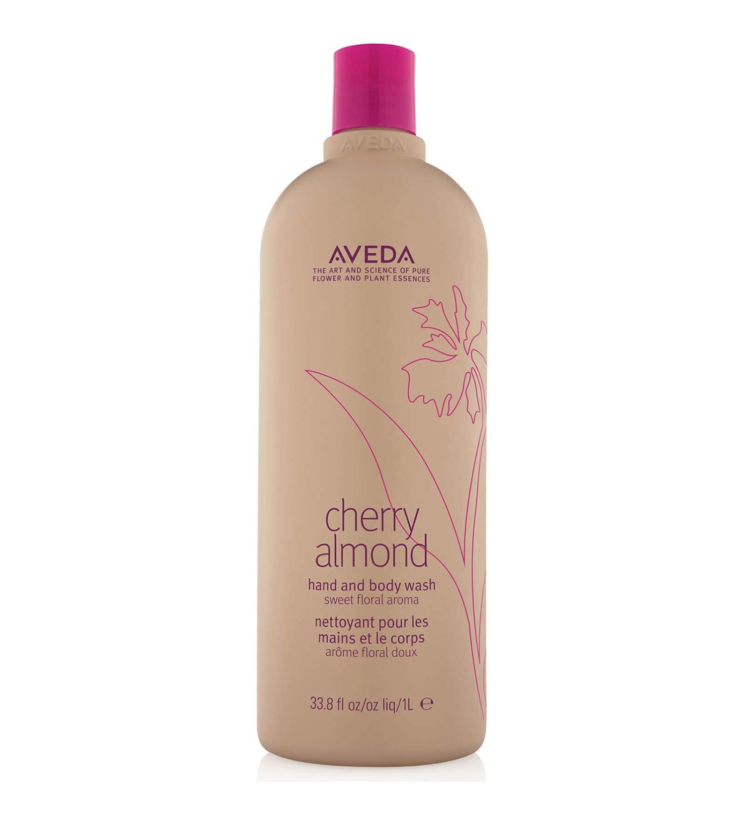 Aveda cherry almond hand and body wash 33.8oz /1L