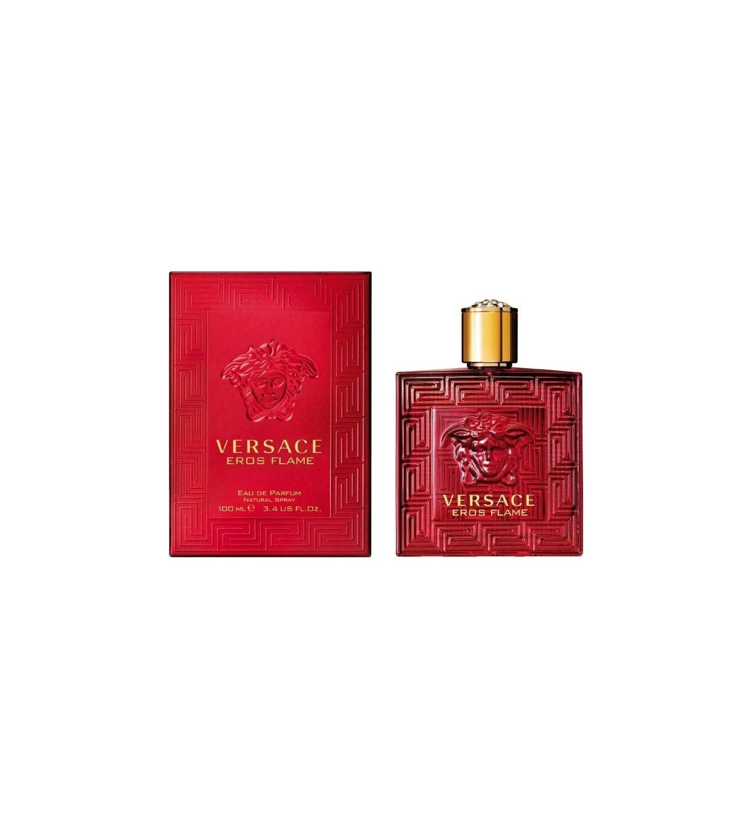 Versace Eros Flame for Men 3.4 oz Eau de Parfum Spray Lemon,Orange 100ml