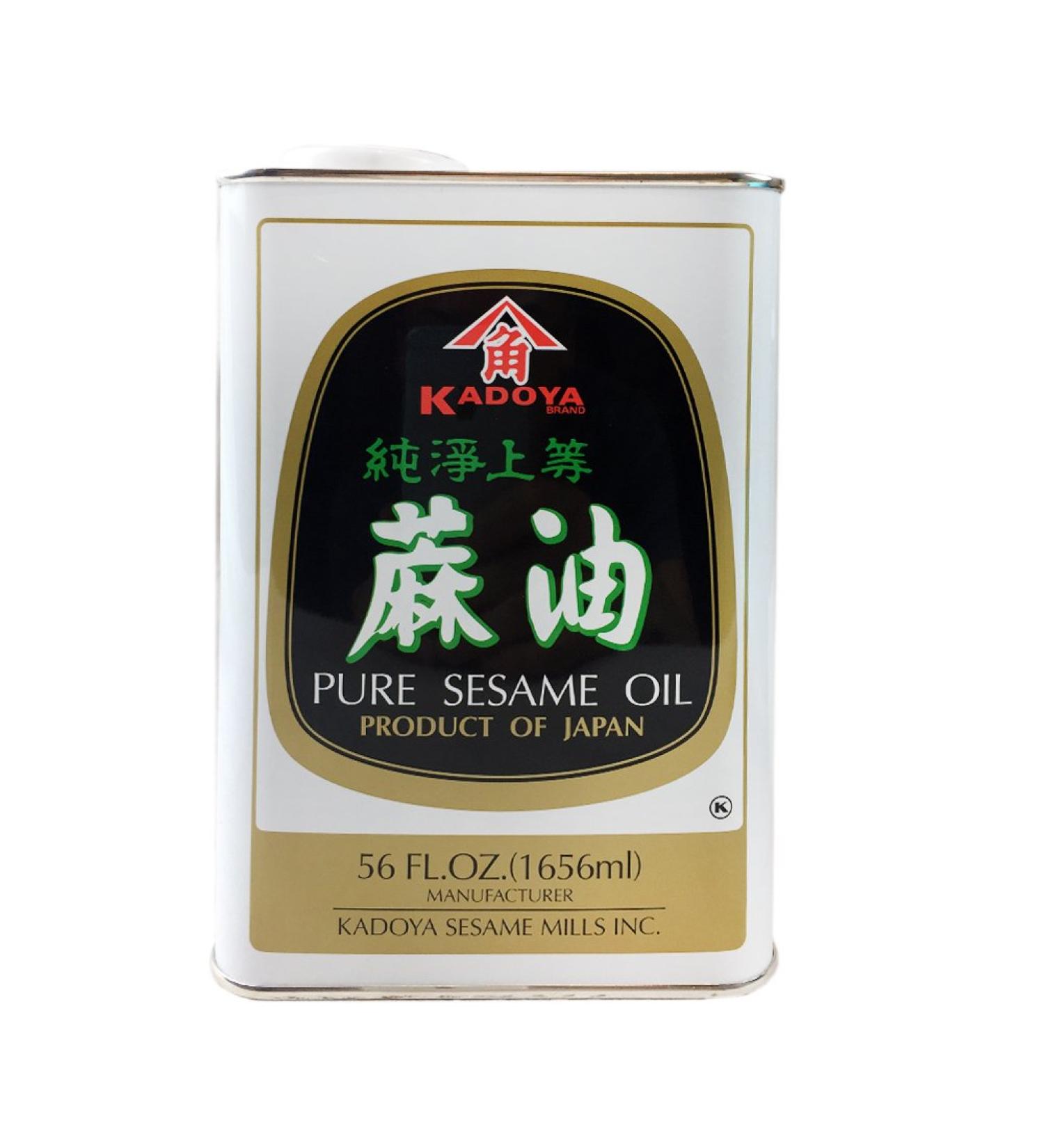 Kadoya Brand 100% Pure Sesame Oil - 56 Ounce - Premium Quality - Buy Online on GoSupps.com