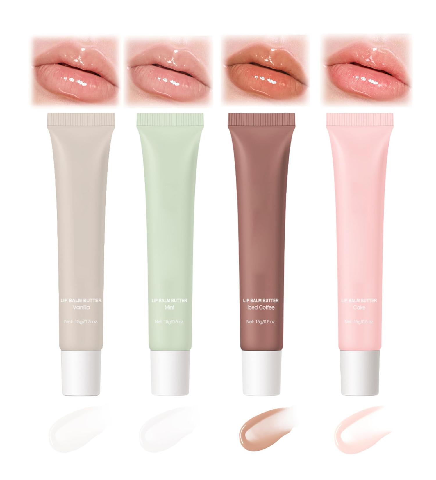 4Pack Special Lip Balms - Lip Balm Hydrating - Tinted Lip Butter Balm - Moisturizing Lip Gloss Set - Girls Lip Oil - Lip Moisturizer for Women - Lip Care Products - Gifts for Teen Girls 4PCS(Colorful) - Buy Online on GoSupps.com