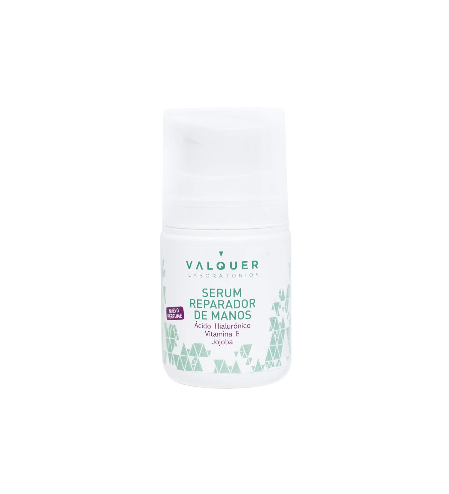 Valquer Laboratorios Hand Repair Serum with Hyaluronic Acid | Moisturizing & Repairing for Dry Irritated Hands | Vegan | 50 ml - Buy Online on GoSupps.com