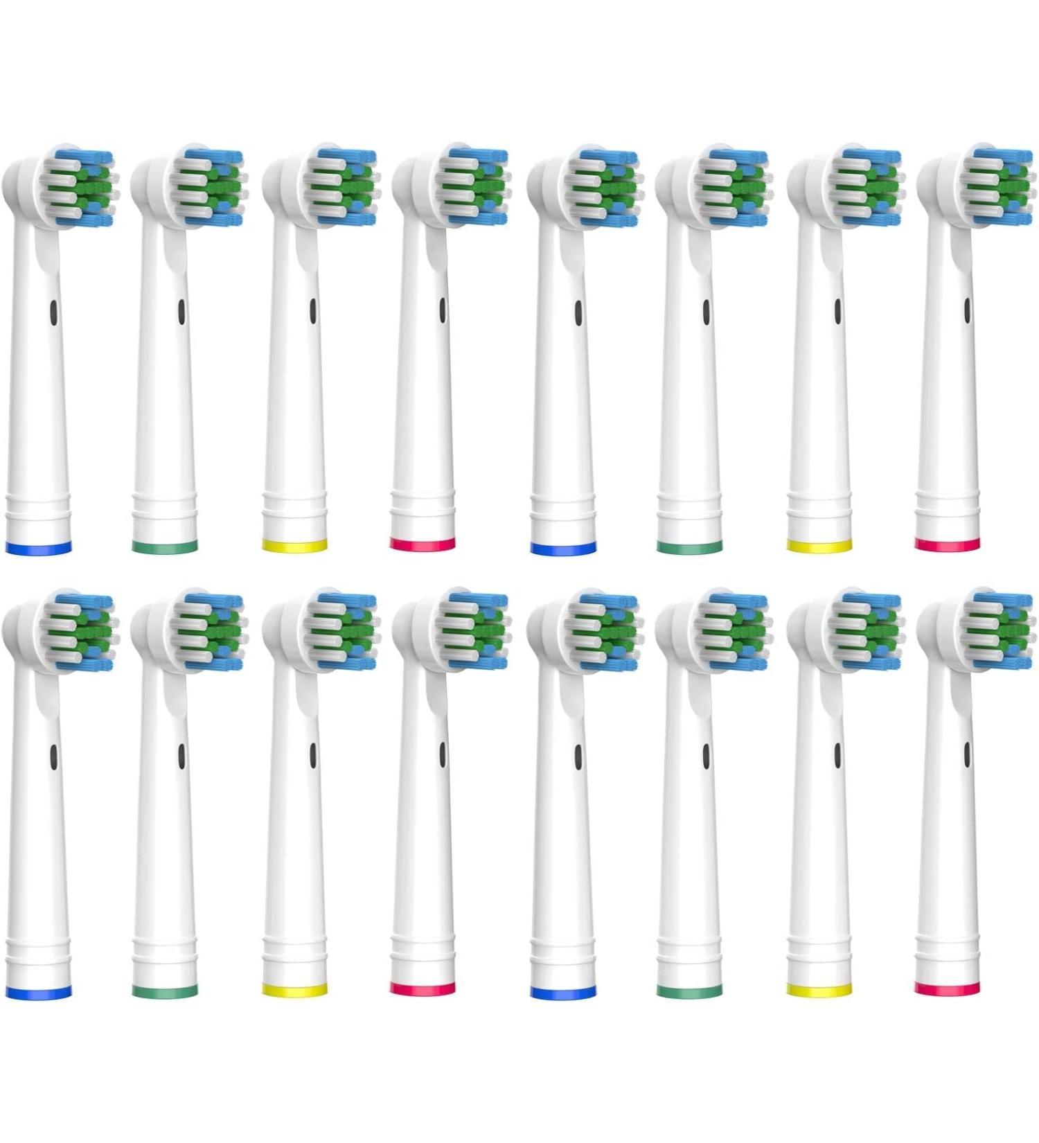 SOFTMATE Electric Toothbrush Replacement Heads - Compatible with Oral B Braun Models - Family Pack of 16 Soft Brush Refills - Buy Online on GoSupps.com